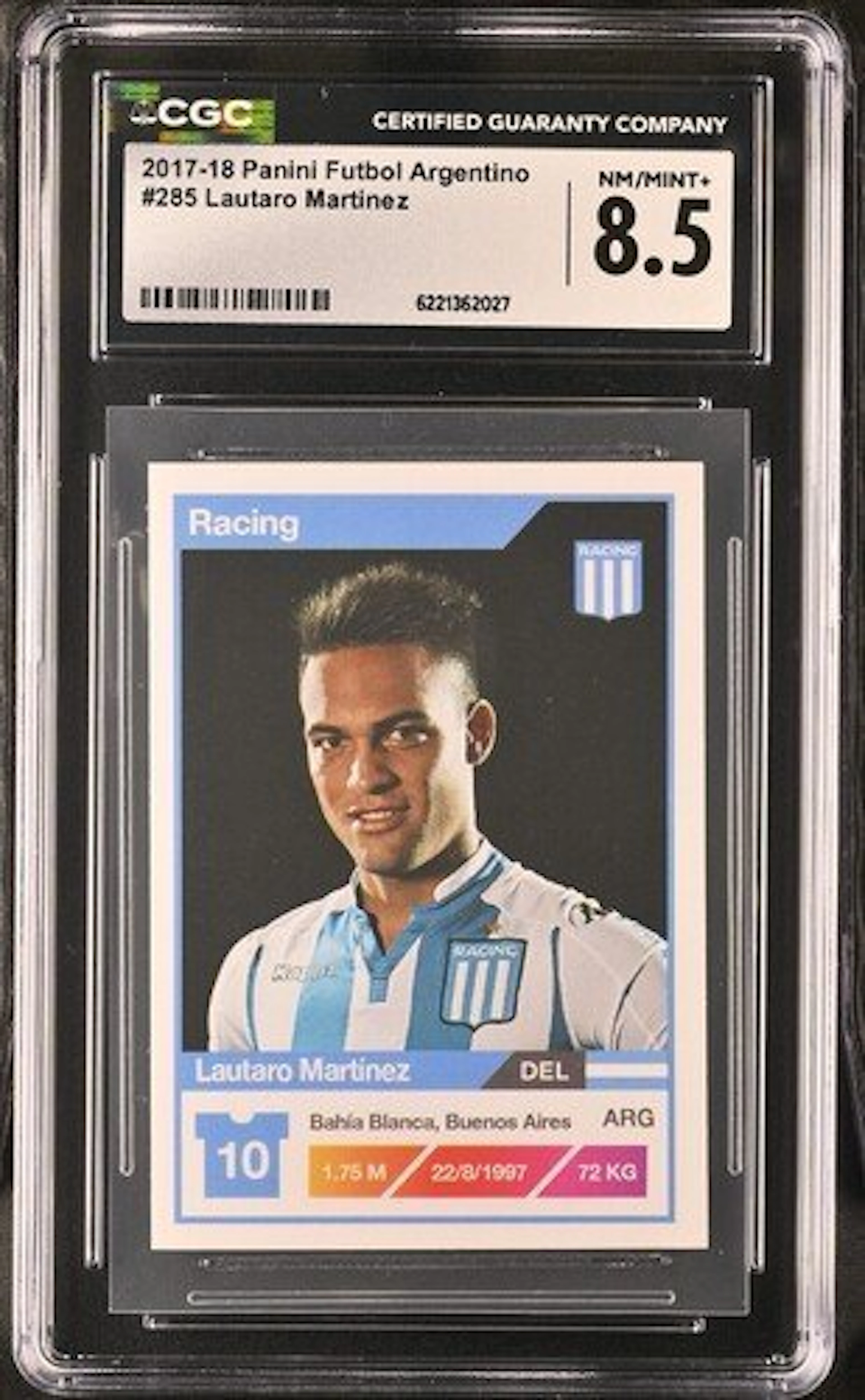 2017 Panini Lautaro Martínez #285 - Panini Fútbol...