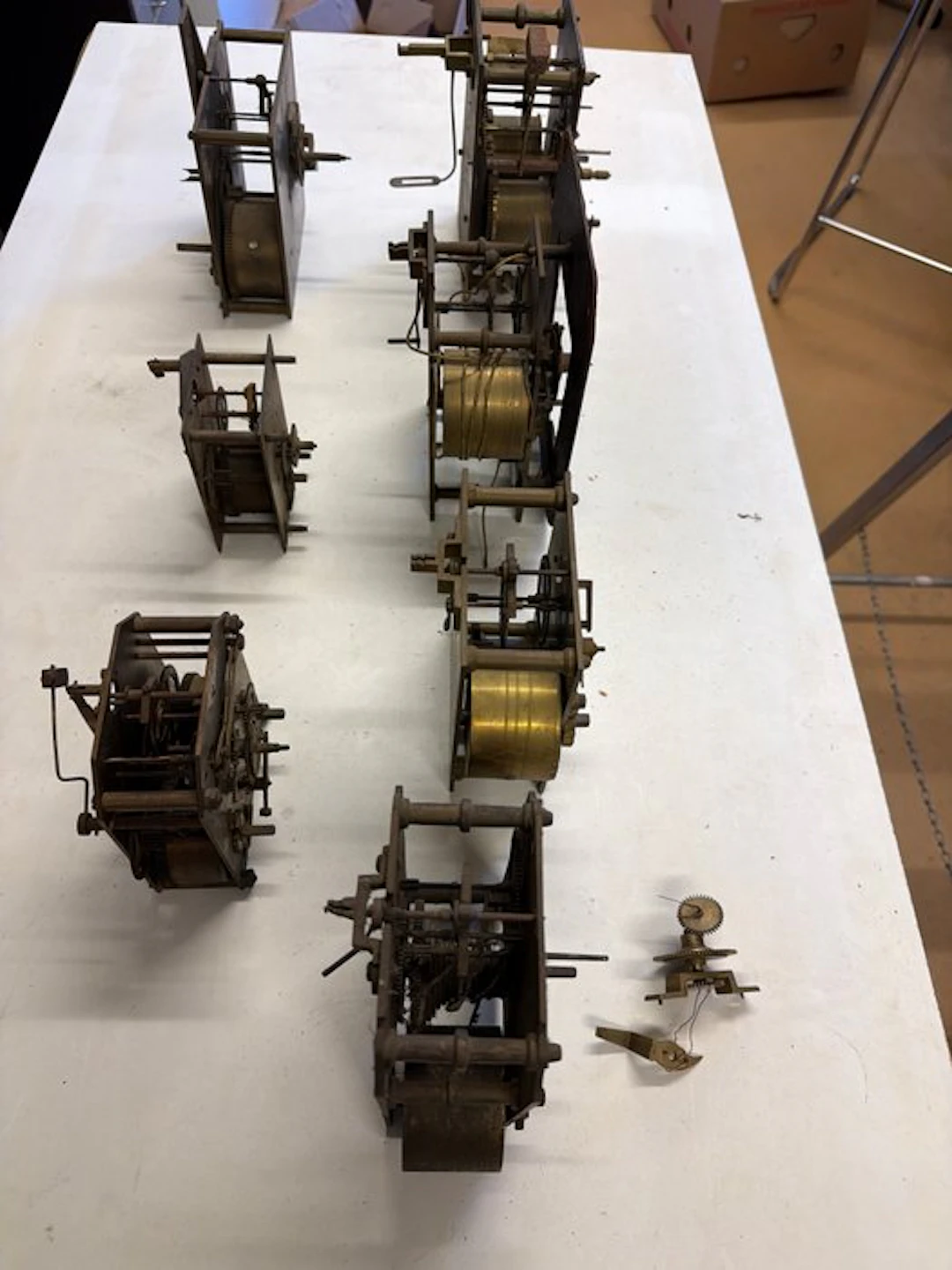 Clock movement (7) - Brass - 1850-1900