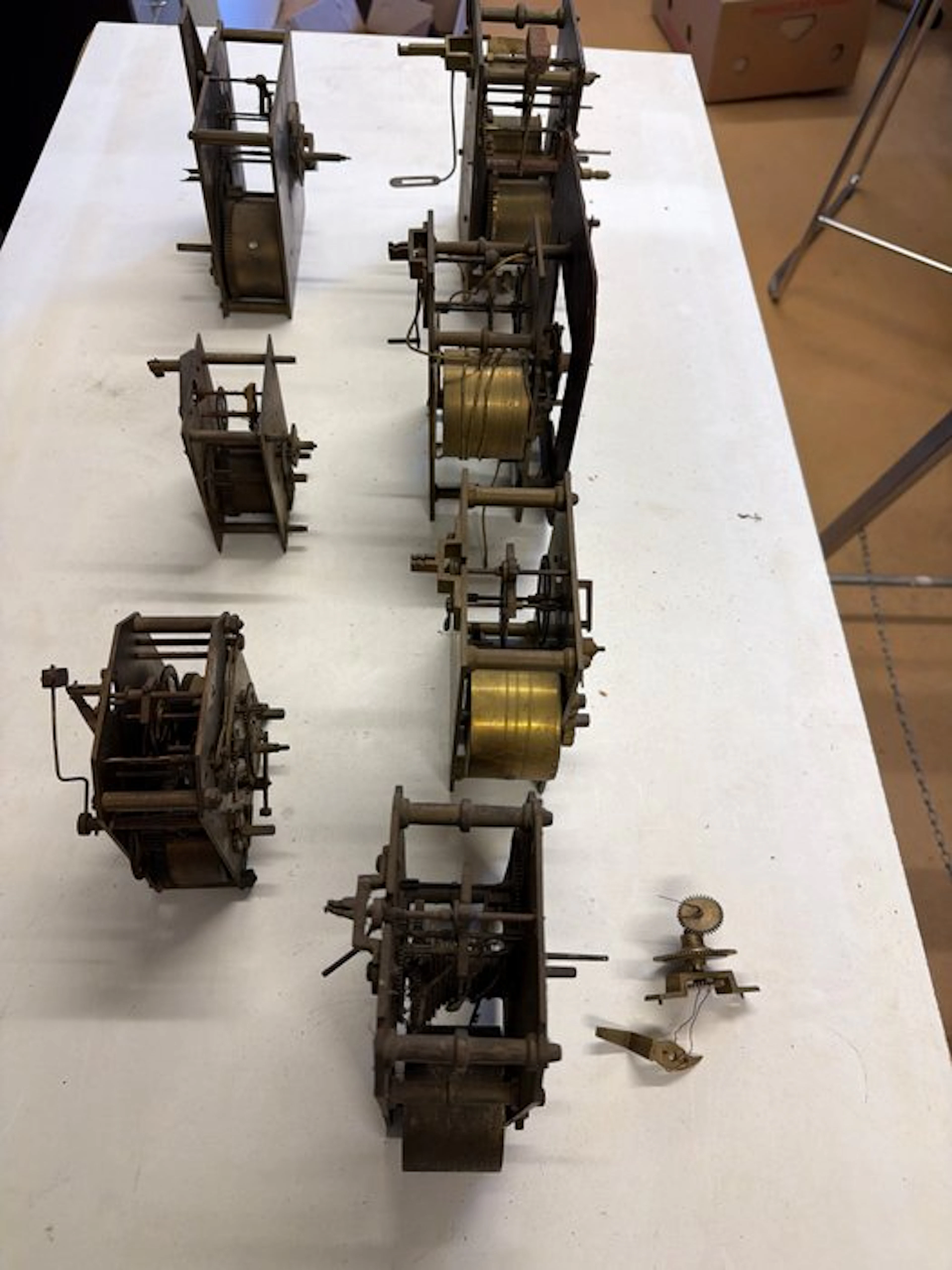 Clock movement (7) - Brass - 1850-1900