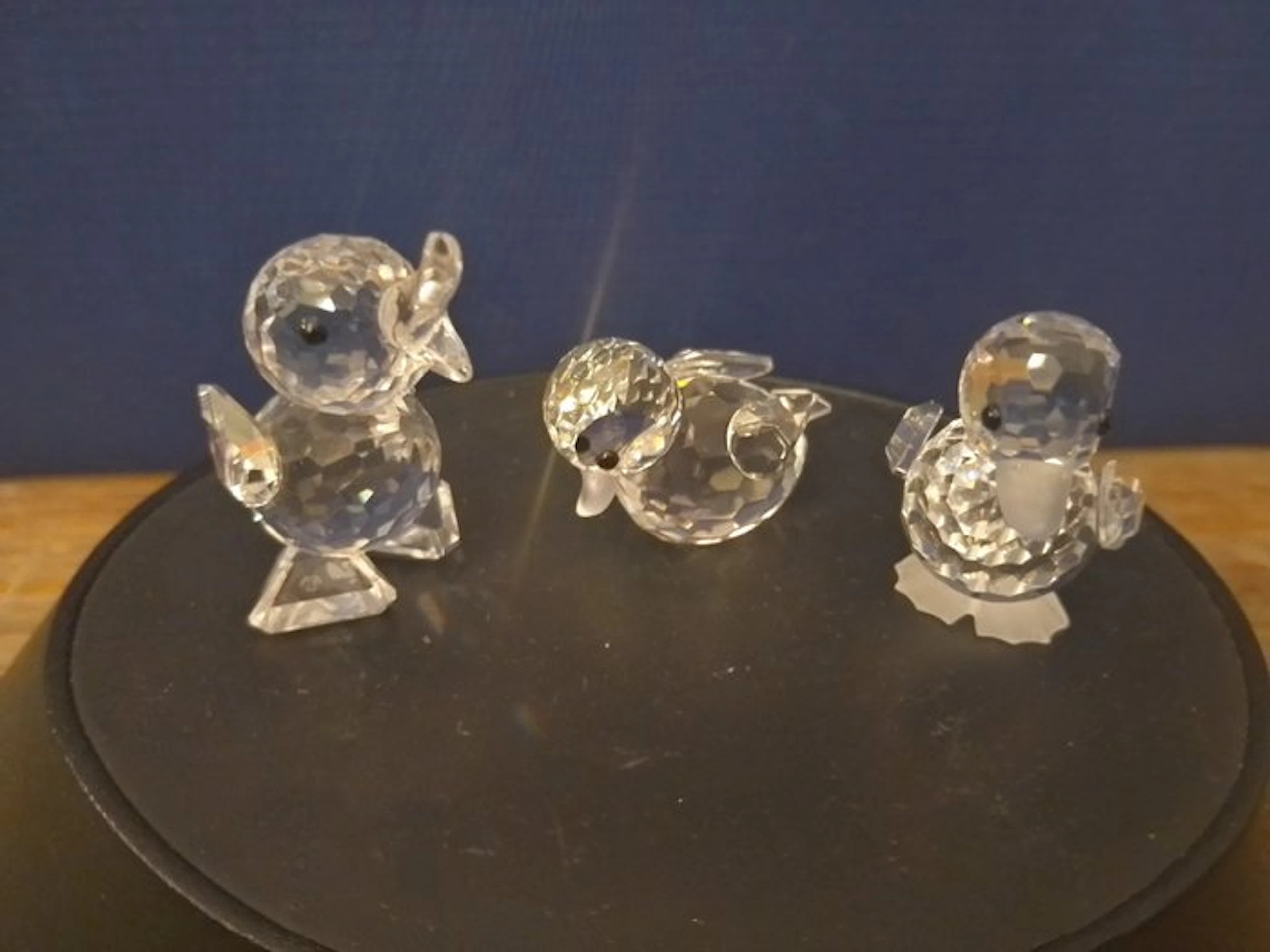 Swarovski - Figurine - Spelende eendjes - Box (3) - Crystal