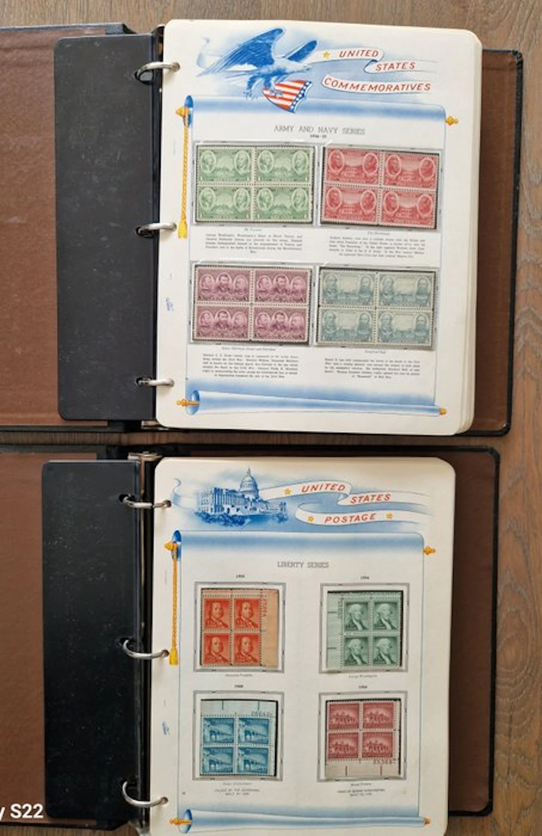 USA - Hundreds (!) blocks of four mint stamps including...
