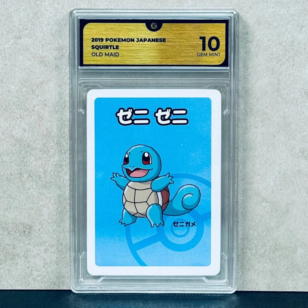 Pokémon Graded card - SQUIRTLE 2019 POKEMON JAPANESE OLD MAID - Pokémon - GG 10