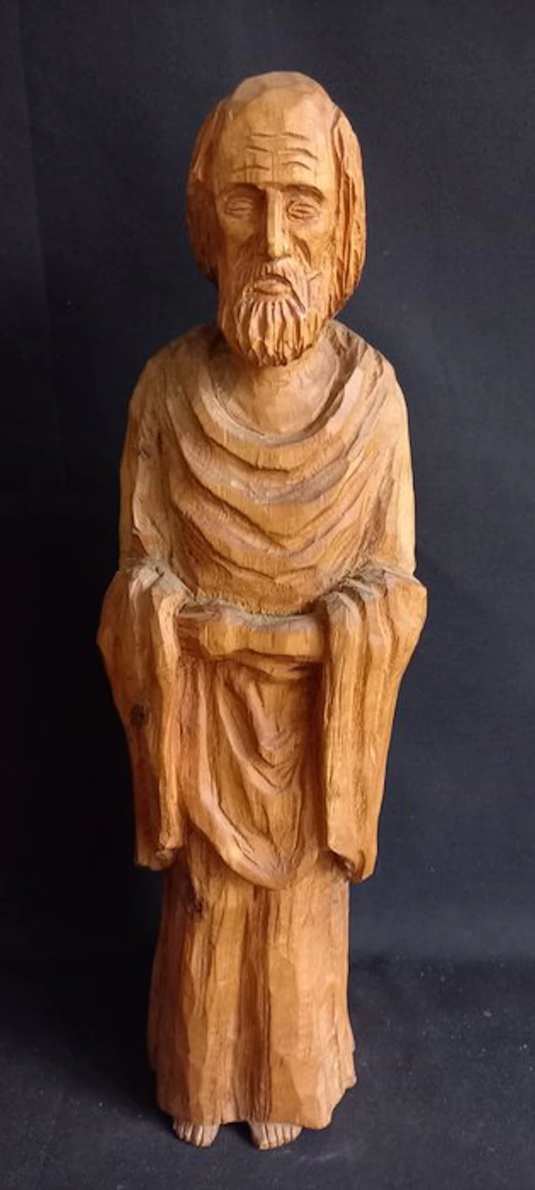 Sculpture, Sint Dionysius - 48 cm - Wood