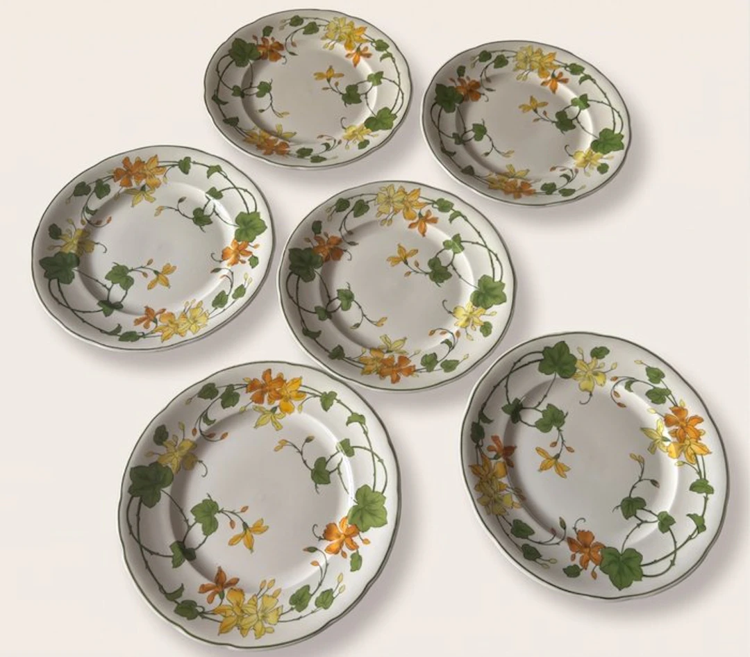 Villeroy & Boch - Dish (6) - Geranium - Porcelain