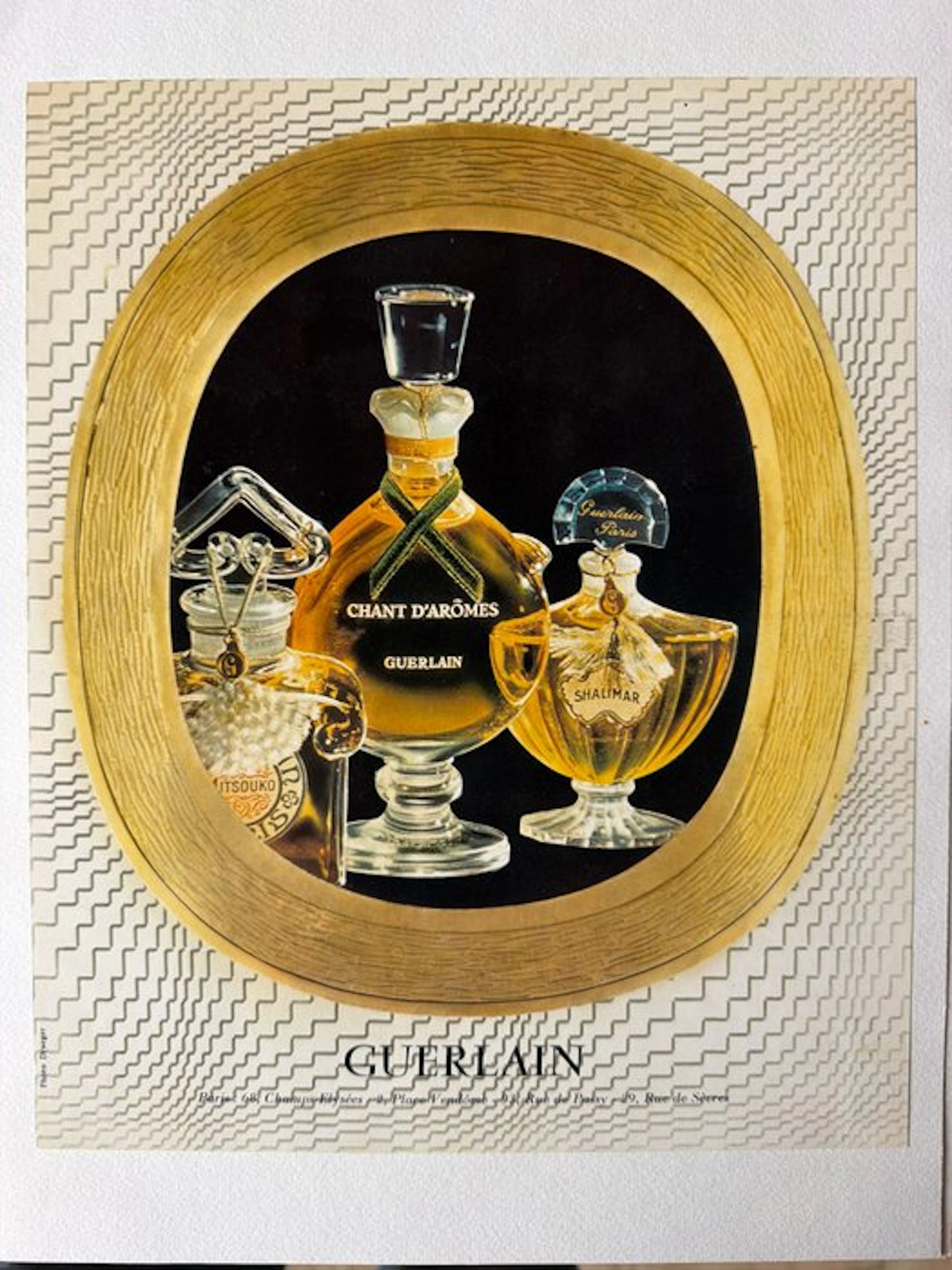 Anonymous - Guerlain - Lotto di 24 pagine pubblicitarie vintage di lusso