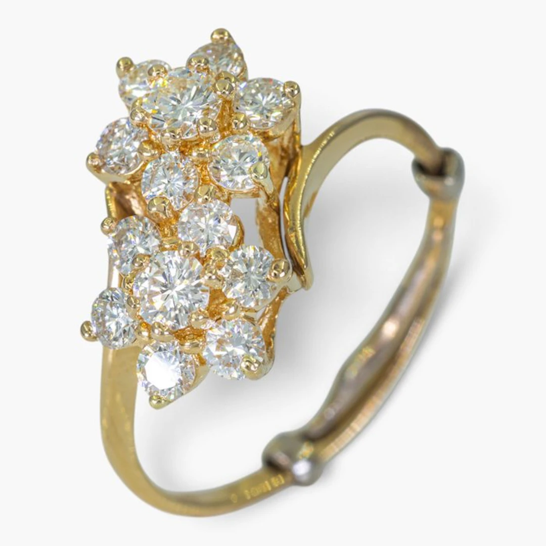 No reserve price - Ring - 14 kt