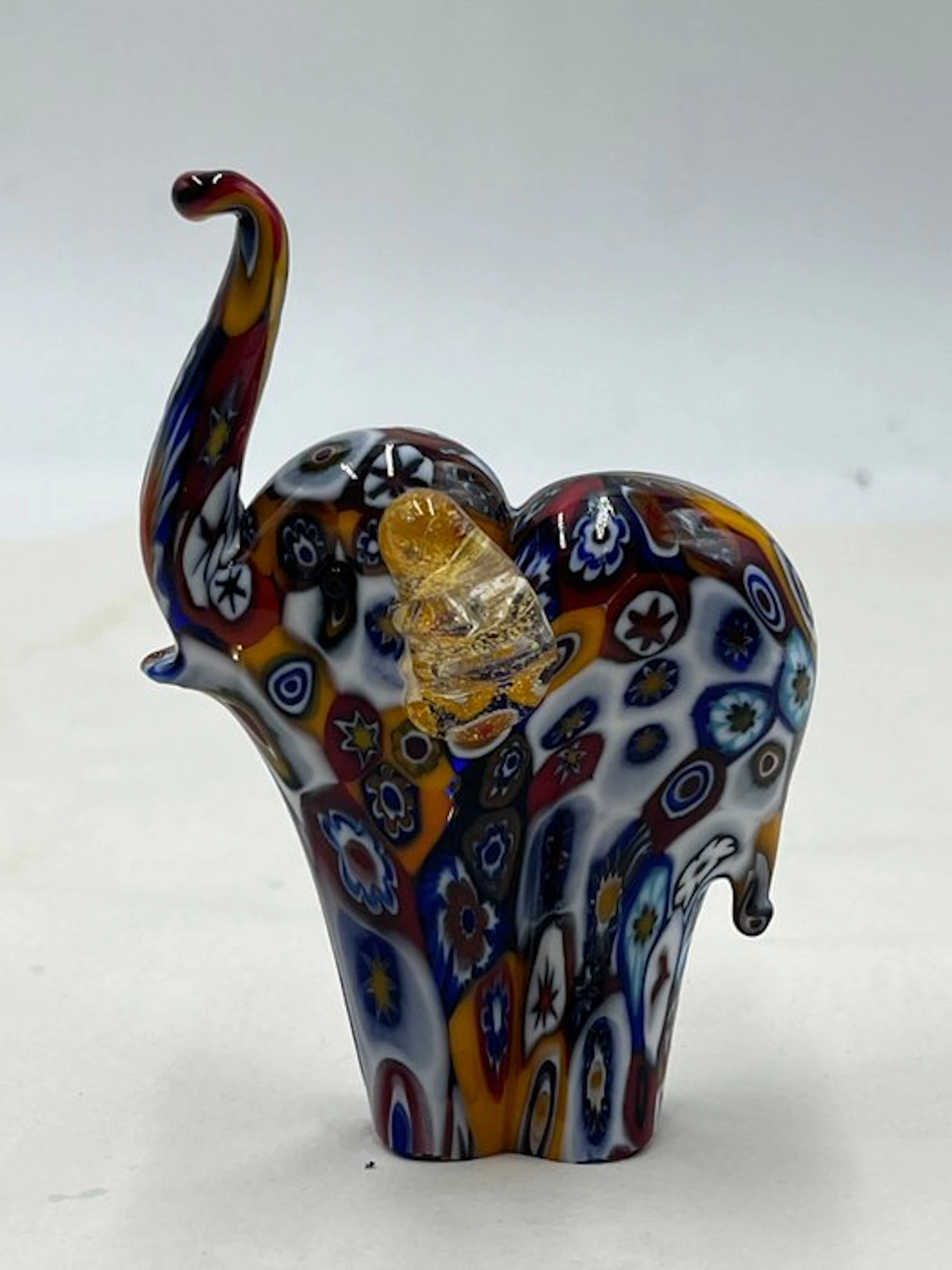Figurine - Campanella Livio elefante in murrine...
