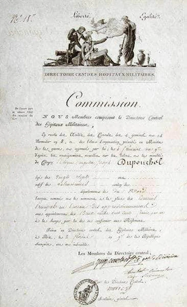 Général d'Empire Guy Coustard de Saint-Lô - Pièce Signée...