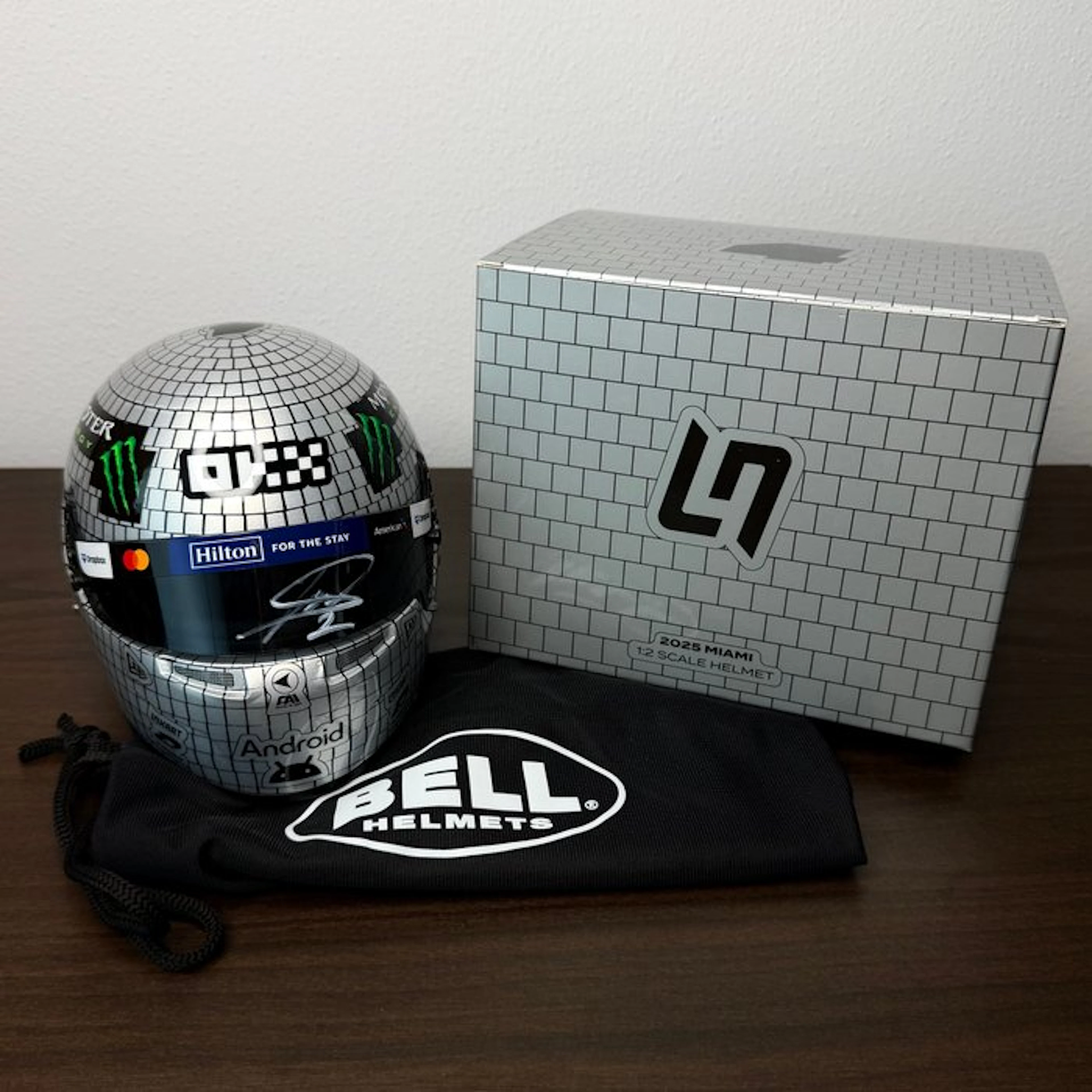 Mclaren - Gran premio di Miami - Lando Norris - 2025 - Scale 1/2 helmet