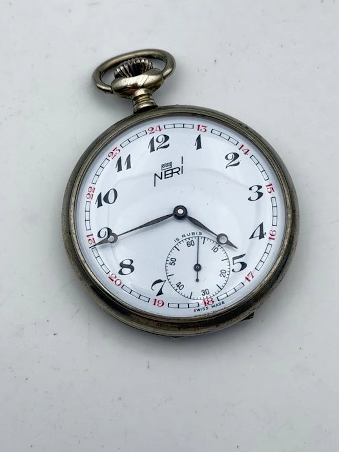 neri - fs ferrovie dello stato pocket watch unitas - 1960-1969