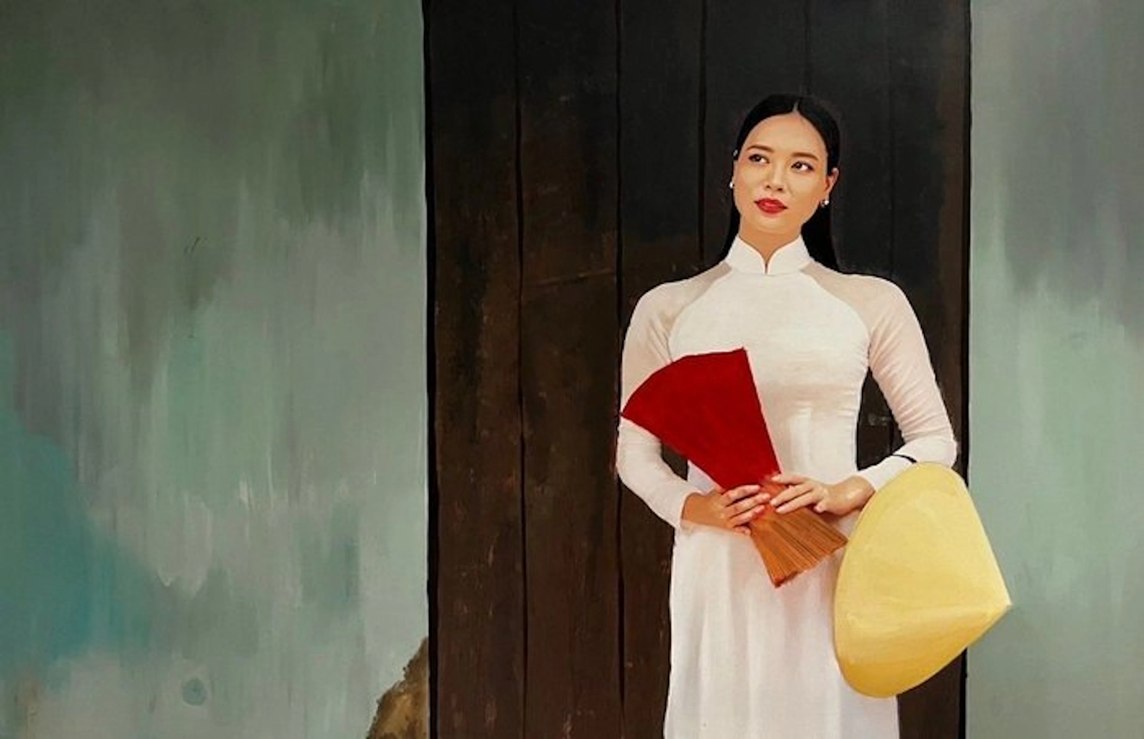 TA Duy Tung - La porte de bois sombre ↑80 →120 cm → No Reserve ✓