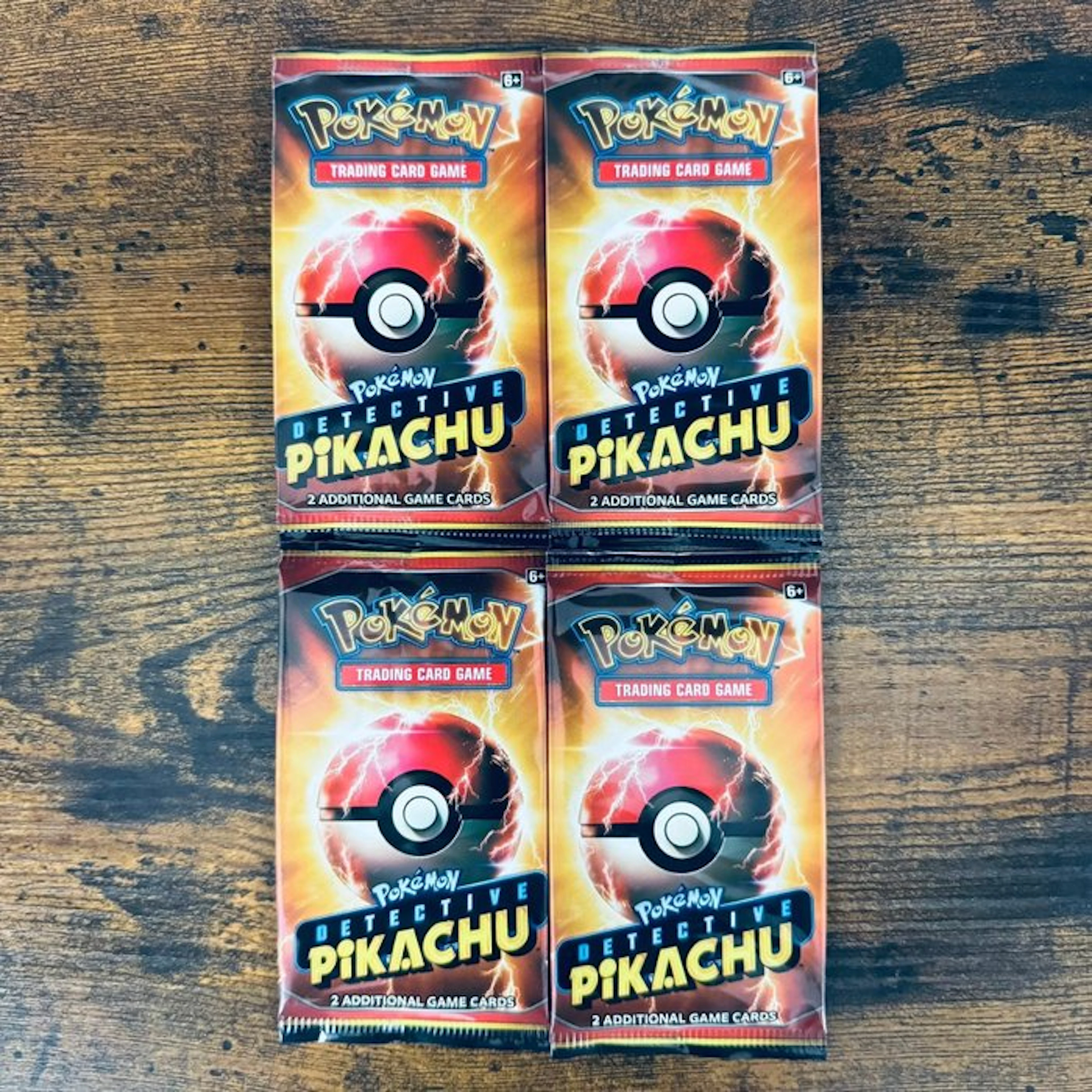 Pokémon Box - 4x Detective Pikachu Booster Pack - Pokémon