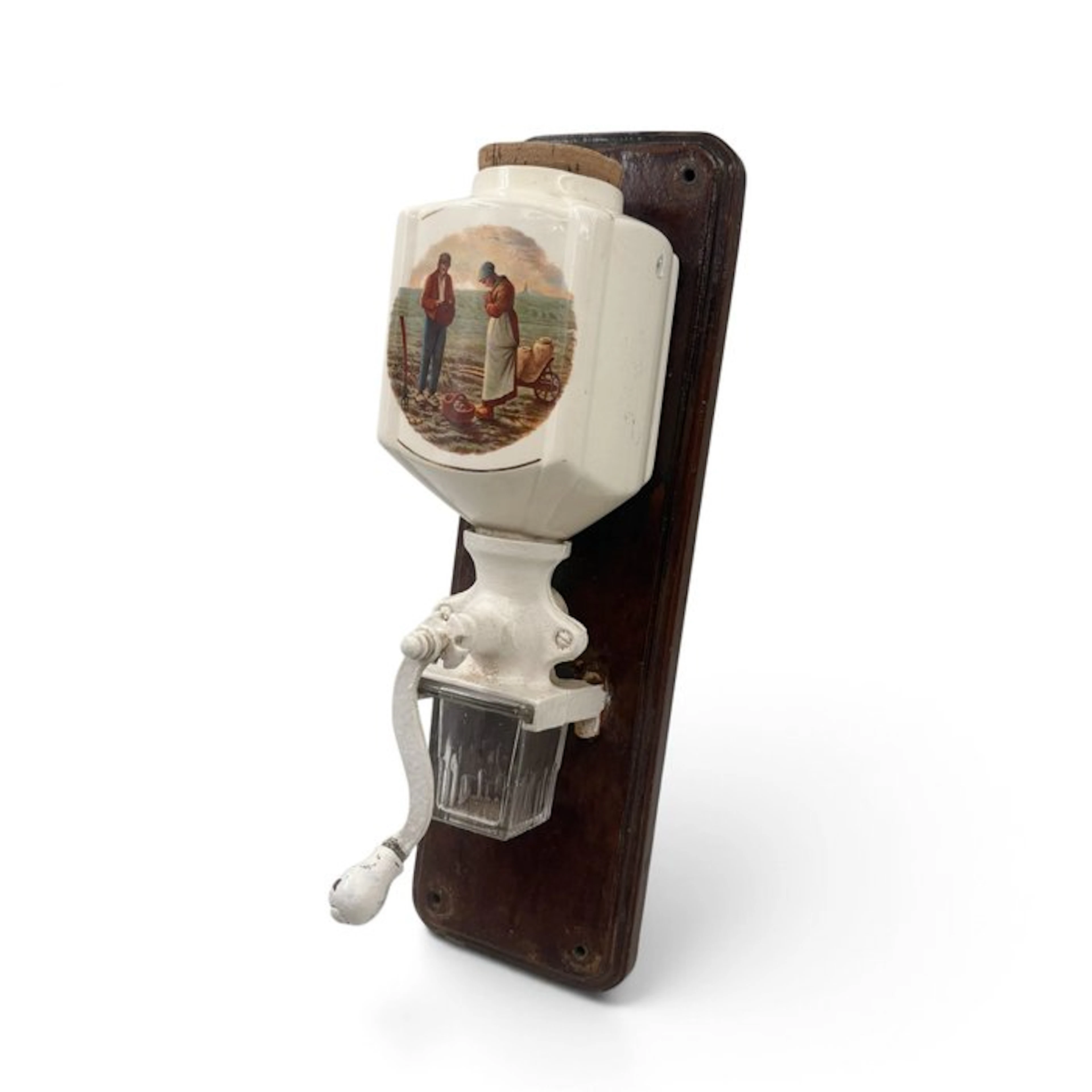 Coffee grinder - Wood, Metal, Glass, Earthenware - Wand coffee grinder