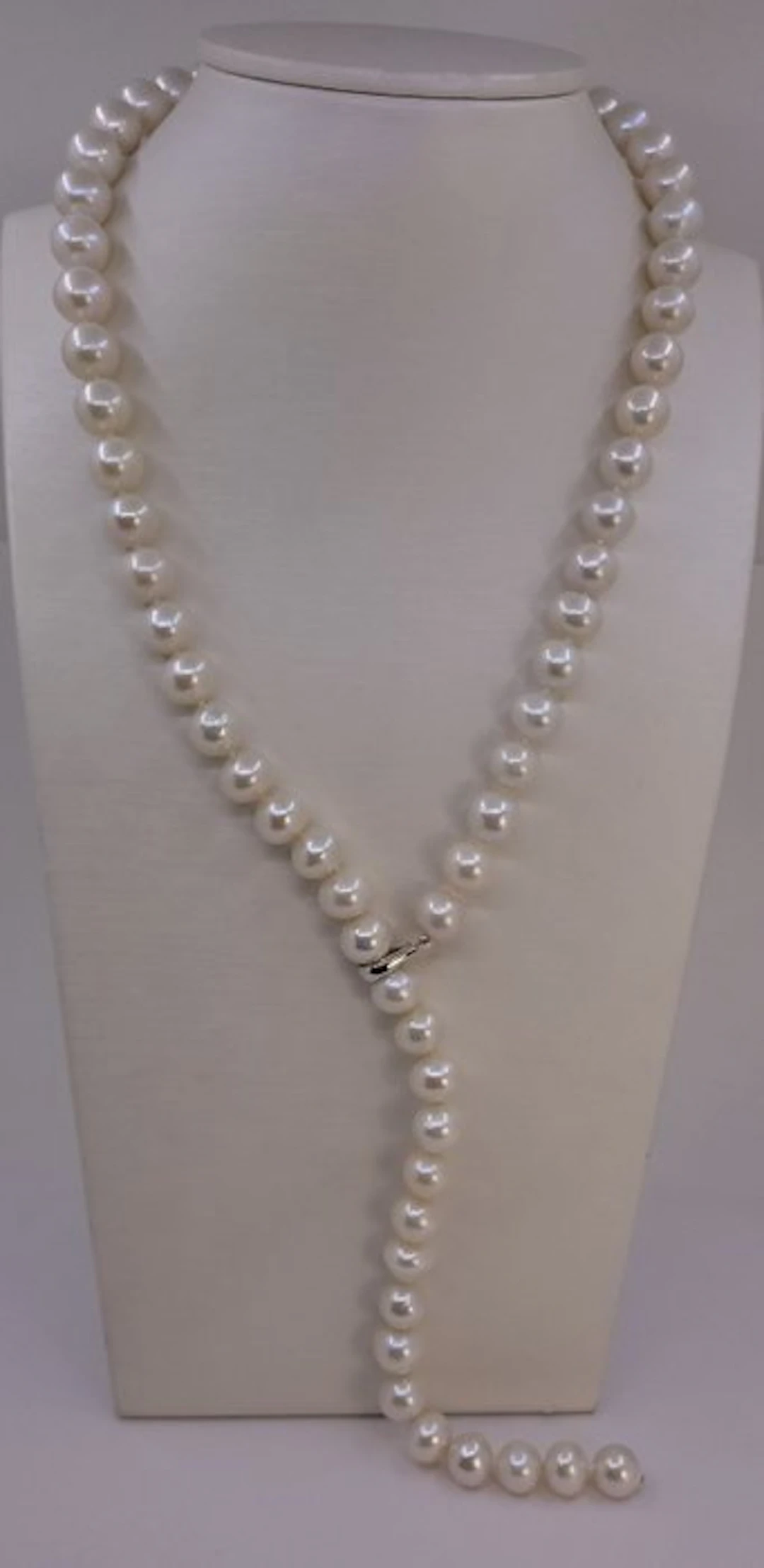 No reserve price - Necklace 10.5x11mm White Edison Pearls
