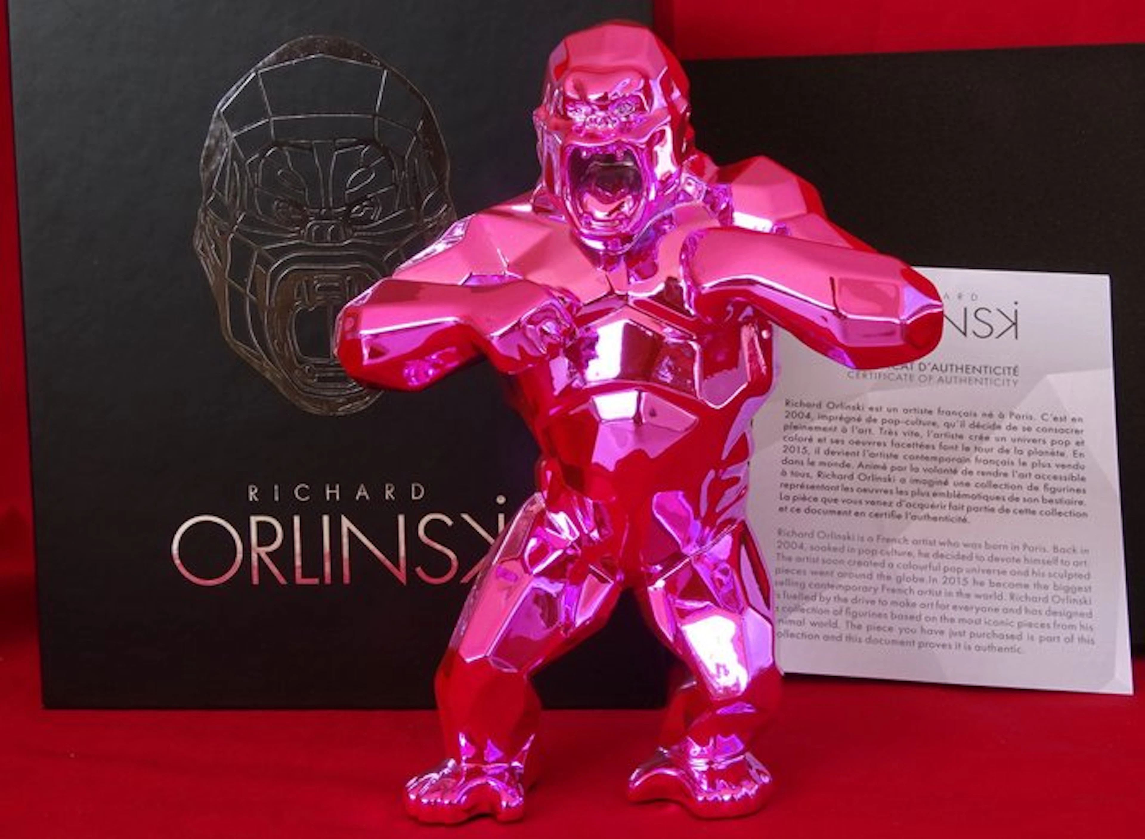 Richard Orlinski (1966) - Kong Spirit - Pink Edition