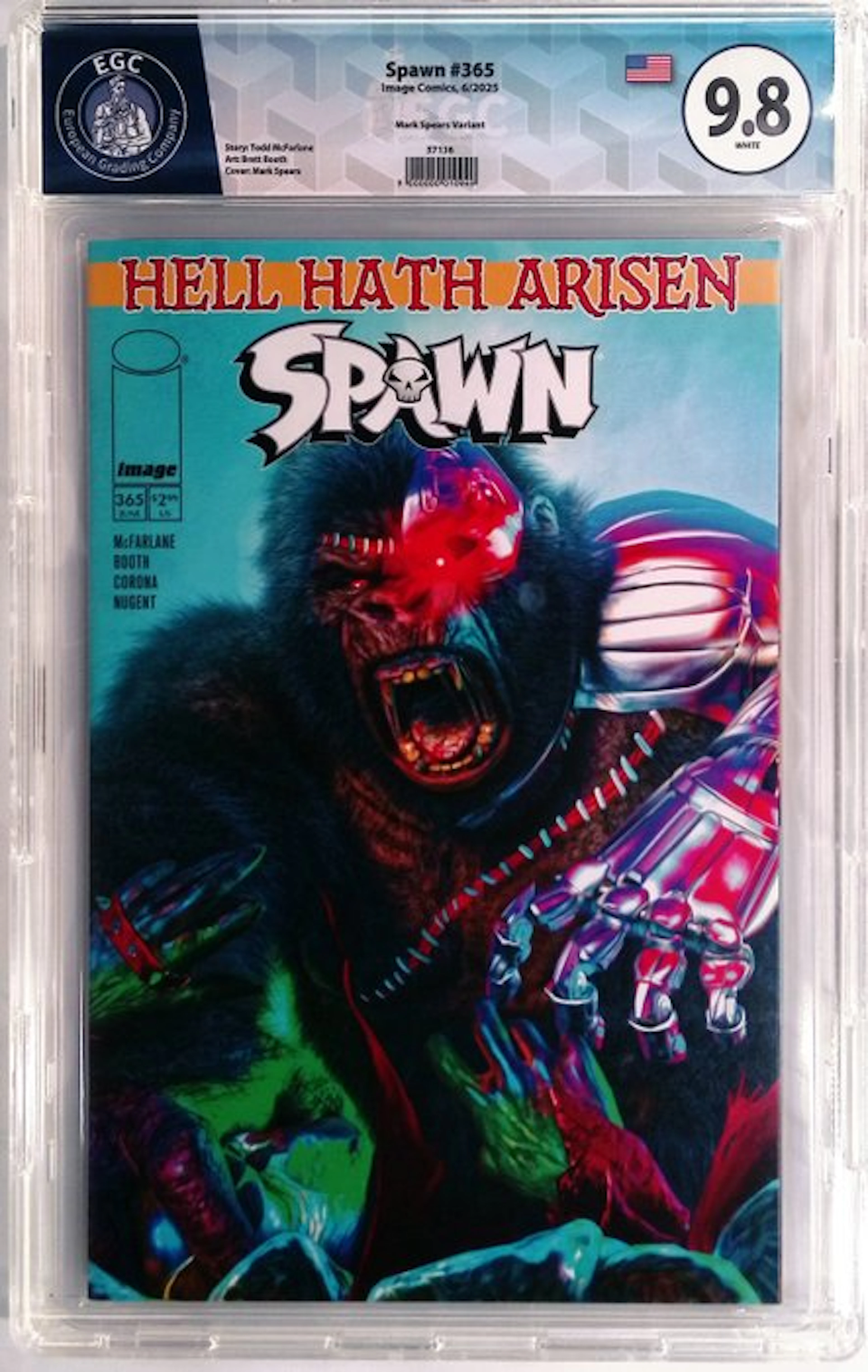 Spawn #365 - EGC 9.8 - 1 Graded comic - First edition - 2025