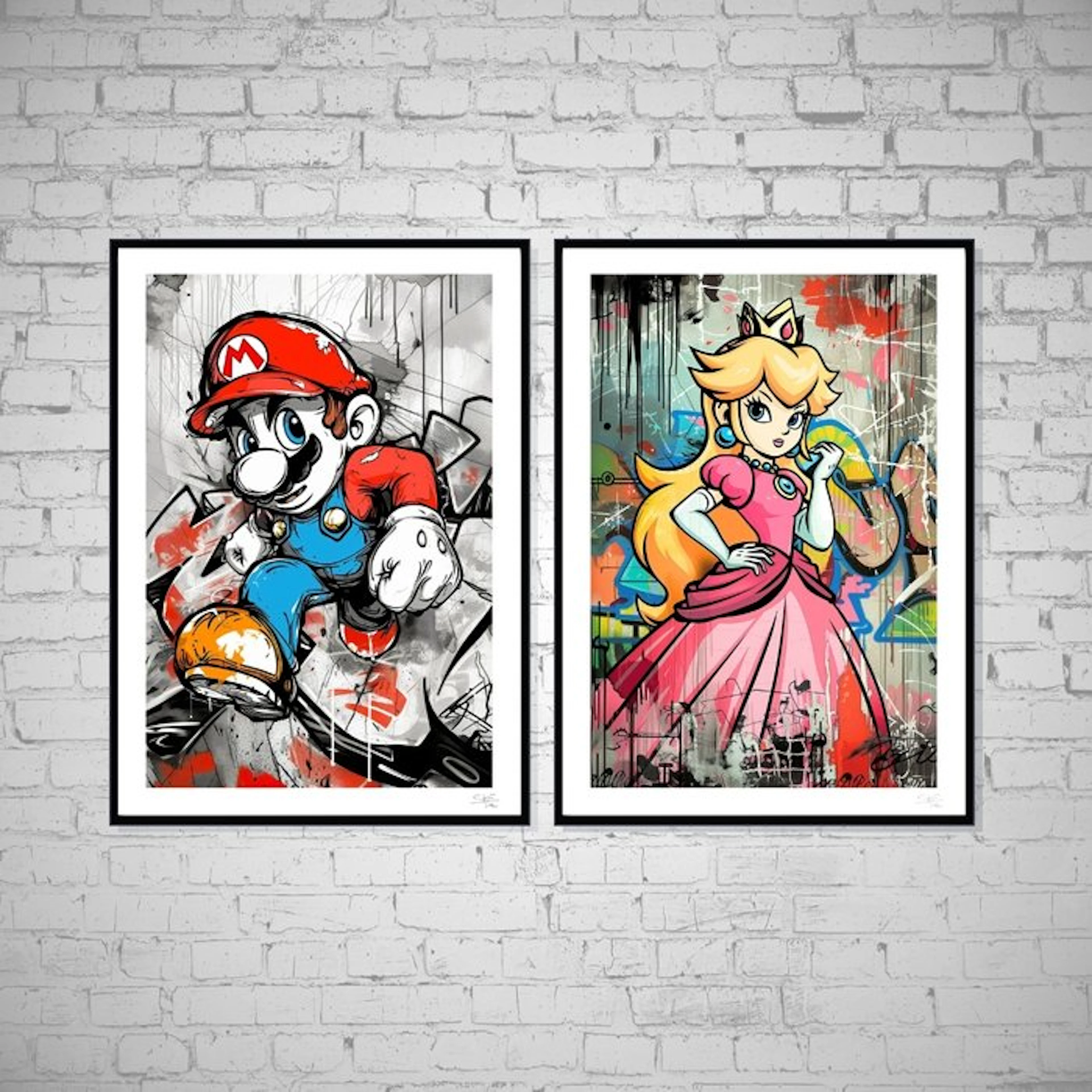 SKE - SET OF 2 - Mario & Peach STREET