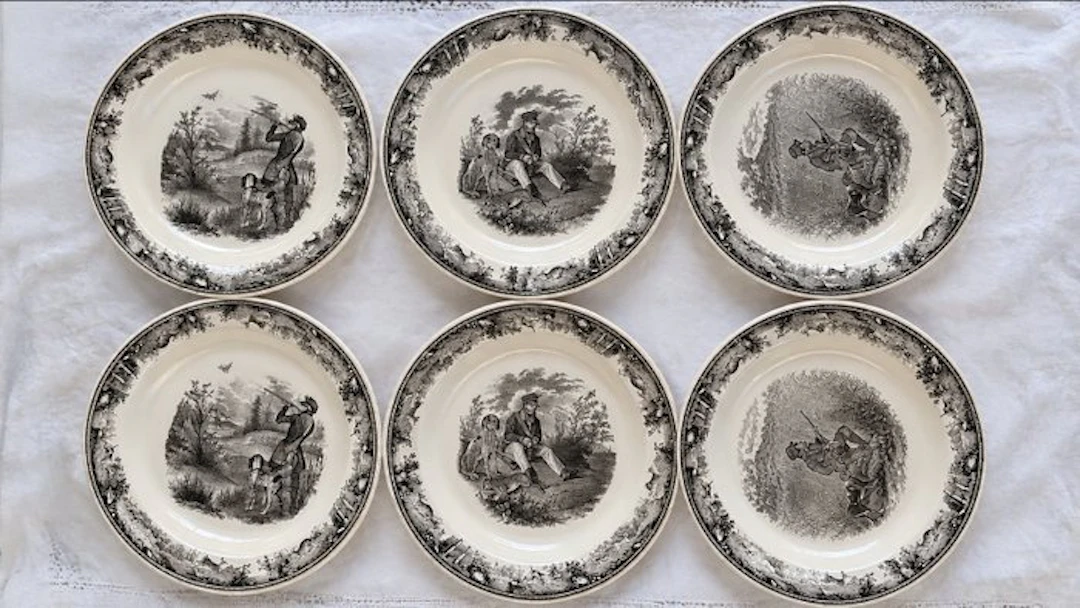 Villeroy & Boch - 6 Assiettes Creuses - Table service for...