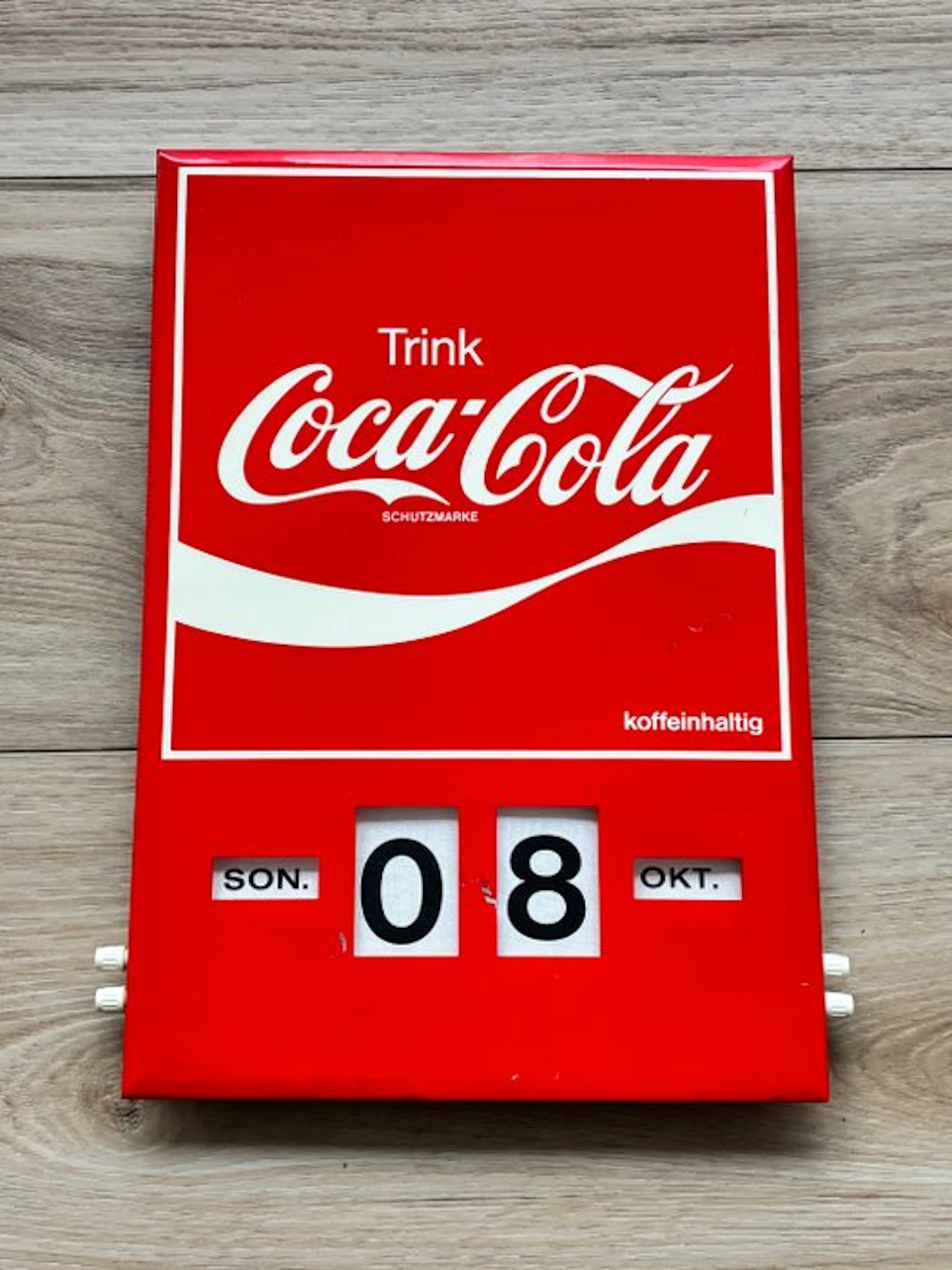 Calendrier Perpétuel Coca-Cola « Trink » / Made In W.Germany - Plaque