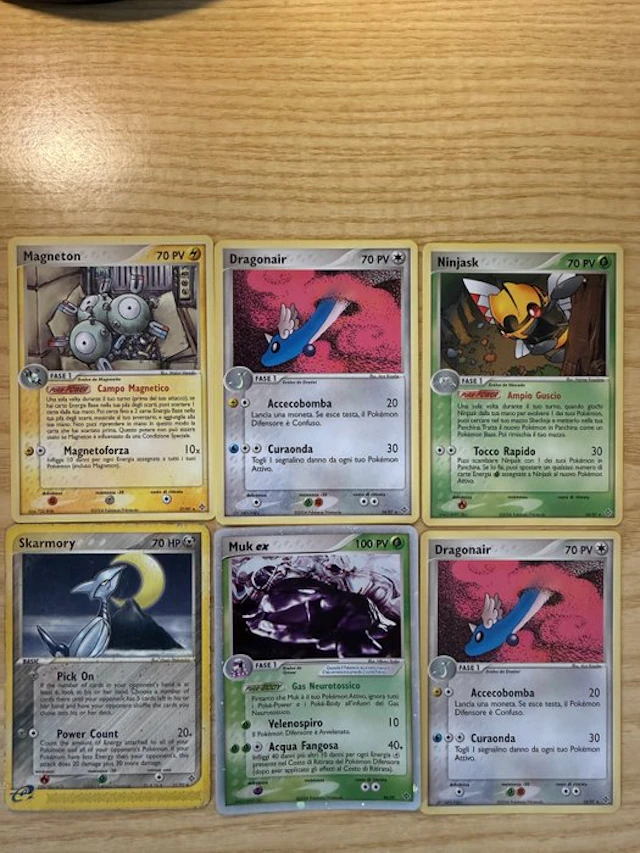 Pokémon Card - Skarmory, Muk, Dragonair, Magneton - EX - EX Dragon