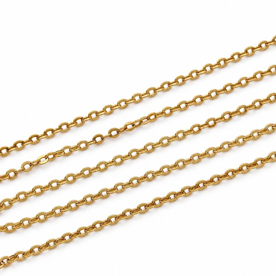 UnoAErre - Necklace - 18 kt. Yellow gold - Made in Italy - Handmade