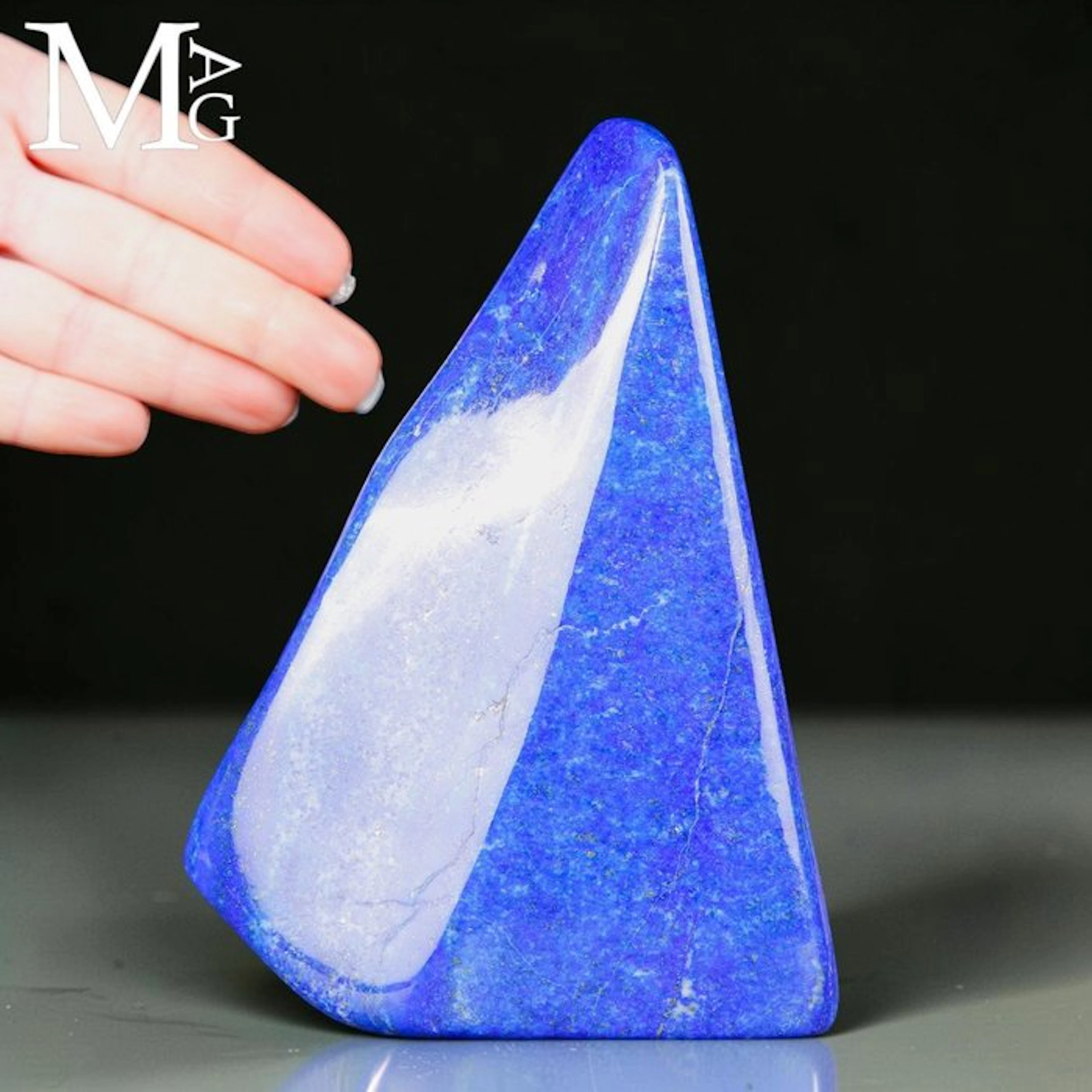 Extra Quality Afghan Lapislazzuli Slice - Natural Royal...