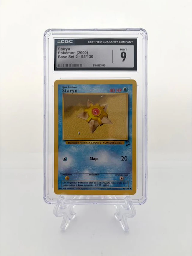 Pokémon - 1 Graded card - Staryu - Base Set 2 - 95/130 - 2000 - CGC 9