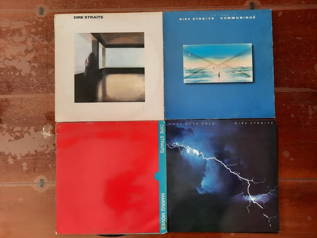 Dire Straits - 4 x albums - Multiple titles - LP albums...