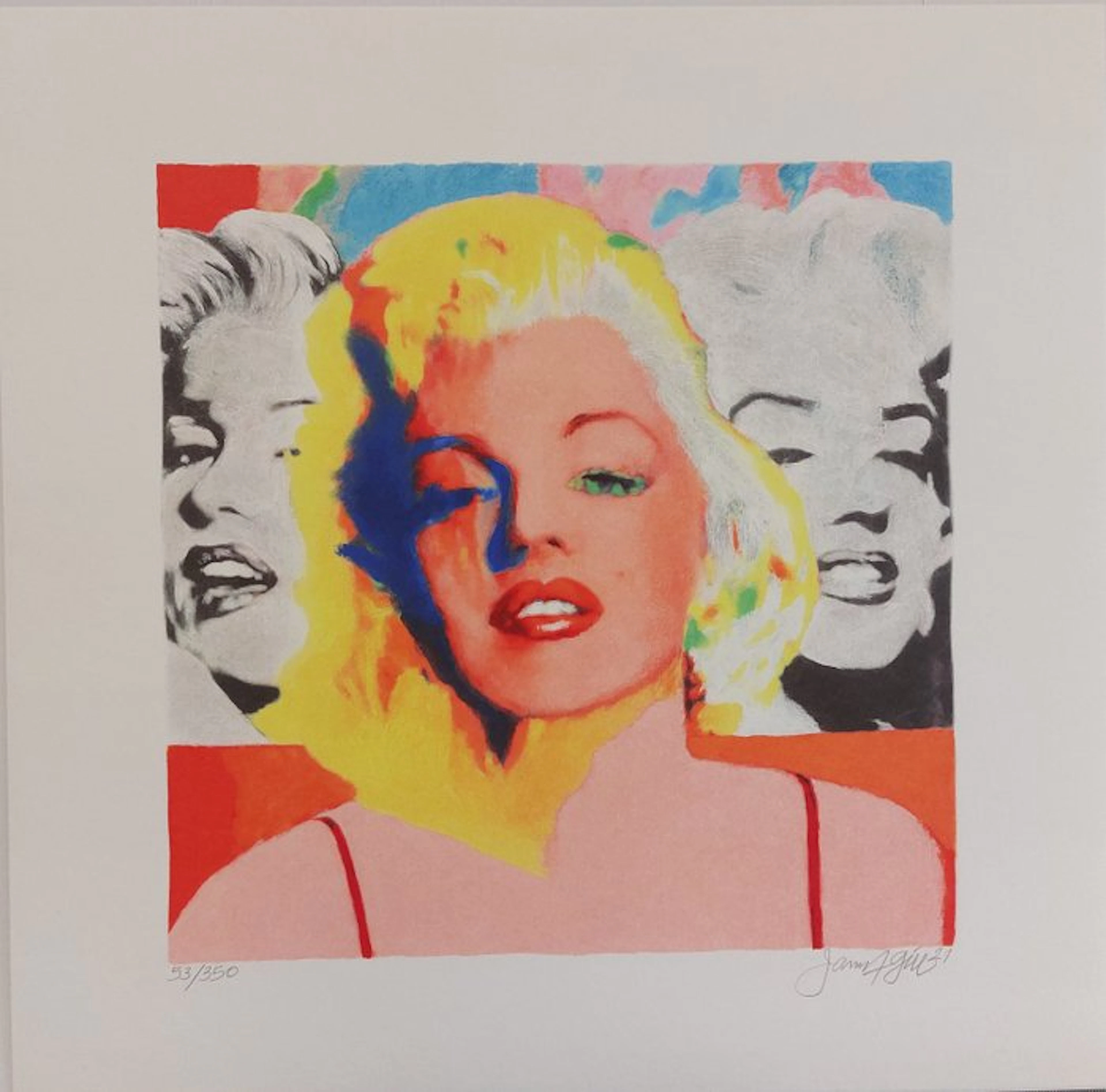 James Francis Gill (1934) - Marilyn Monroe 3 Faces