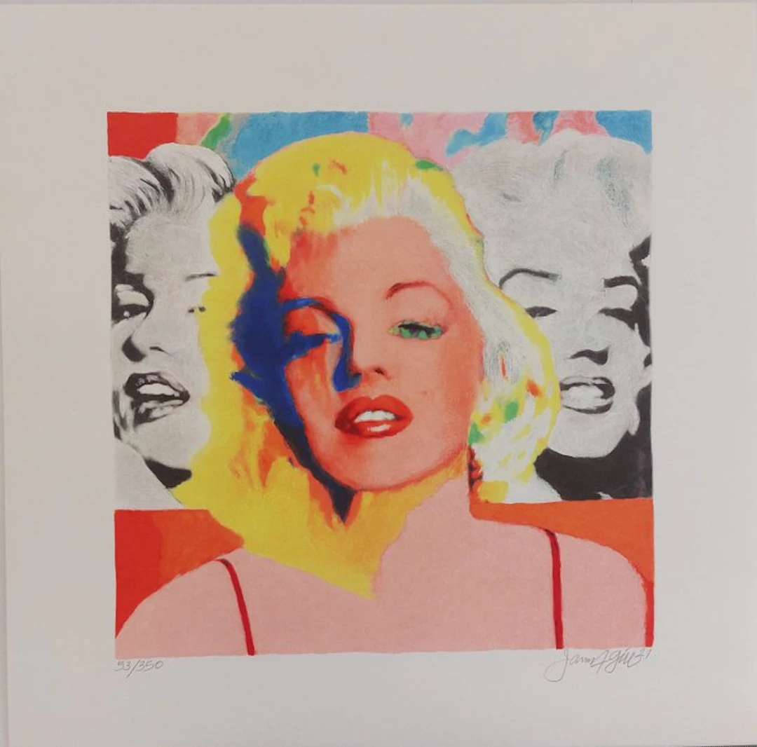 James Francis Gill (1934) - Marilyn Monroe 3 Faces