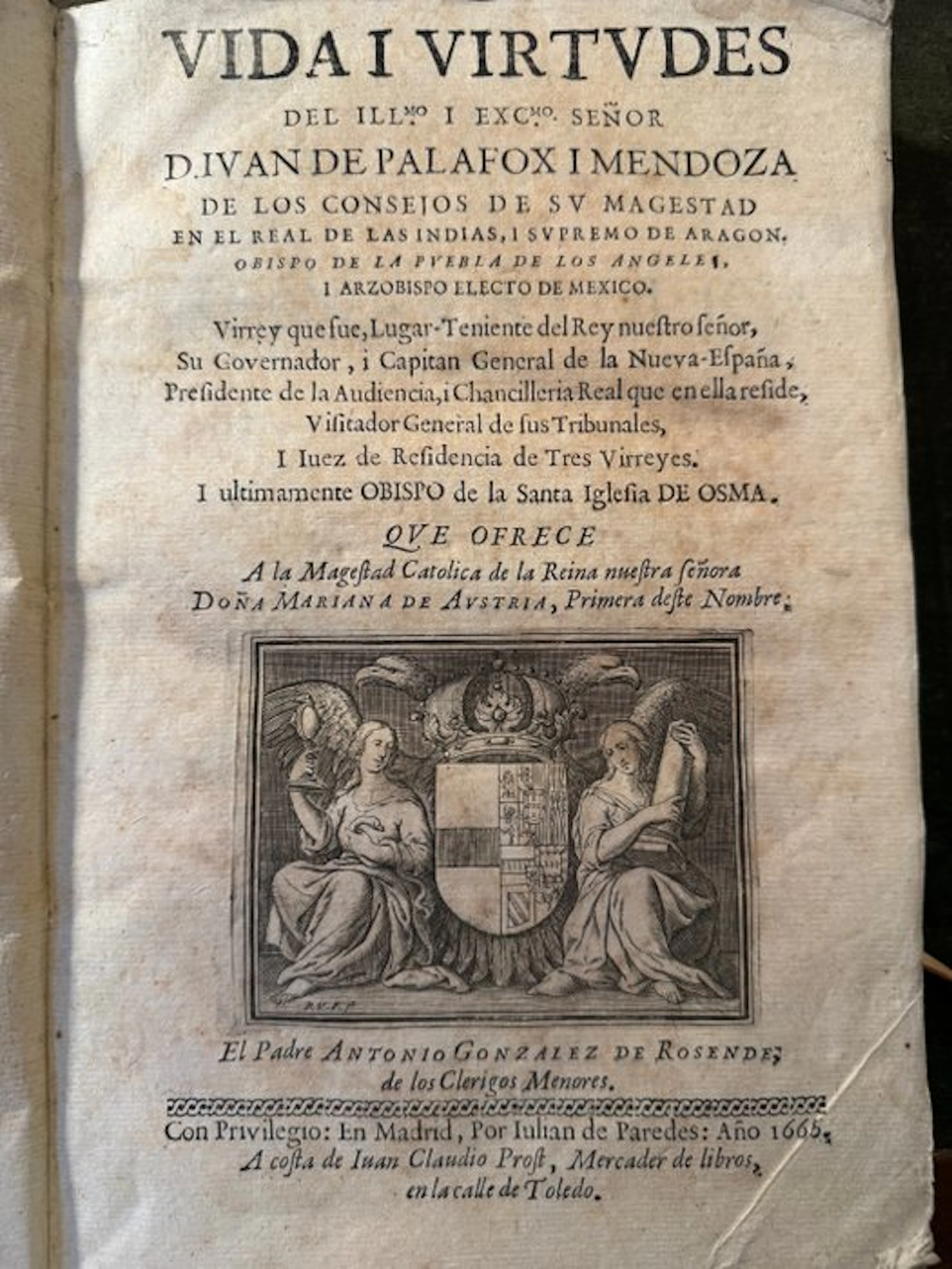 Padre Antonio González de Rosende - Vida i Virtudes del Illmo i Excmo