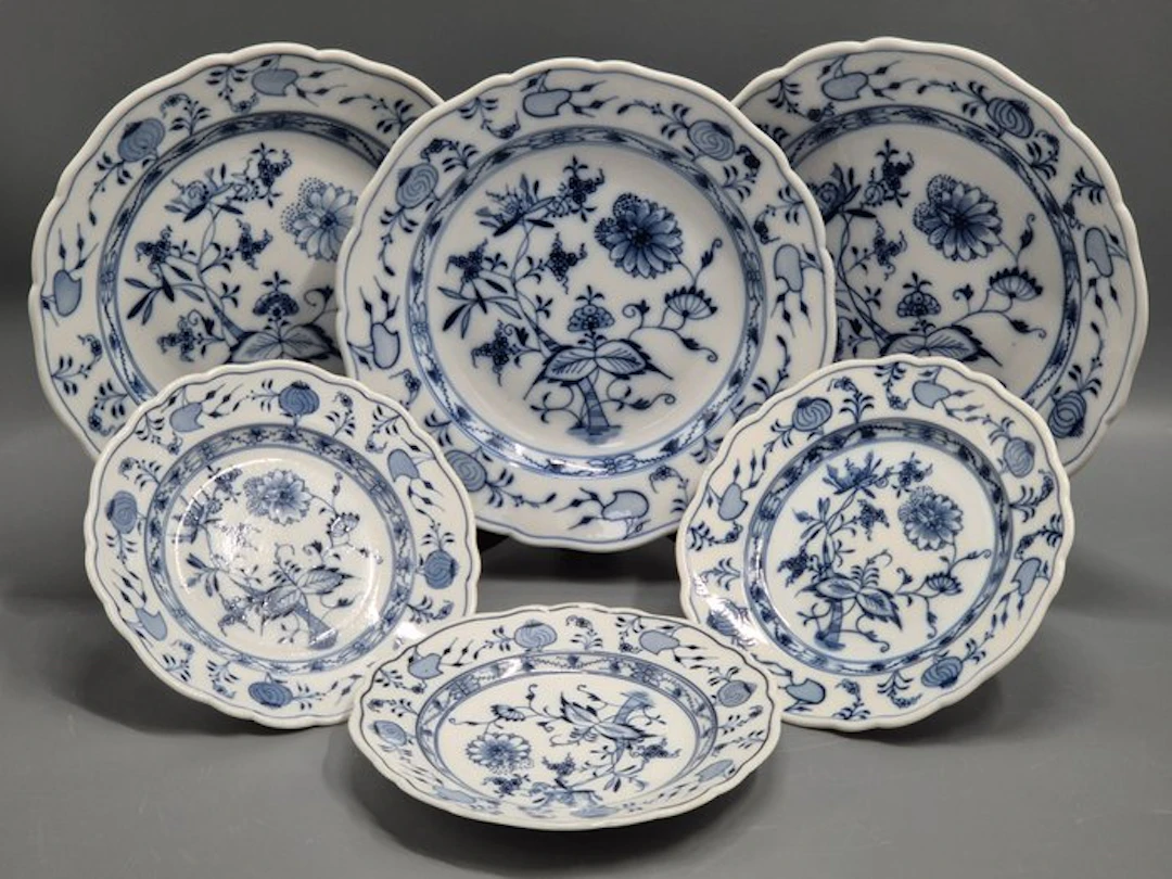 6-teiliges Porzellan Teller Set – Teichert Meissen...