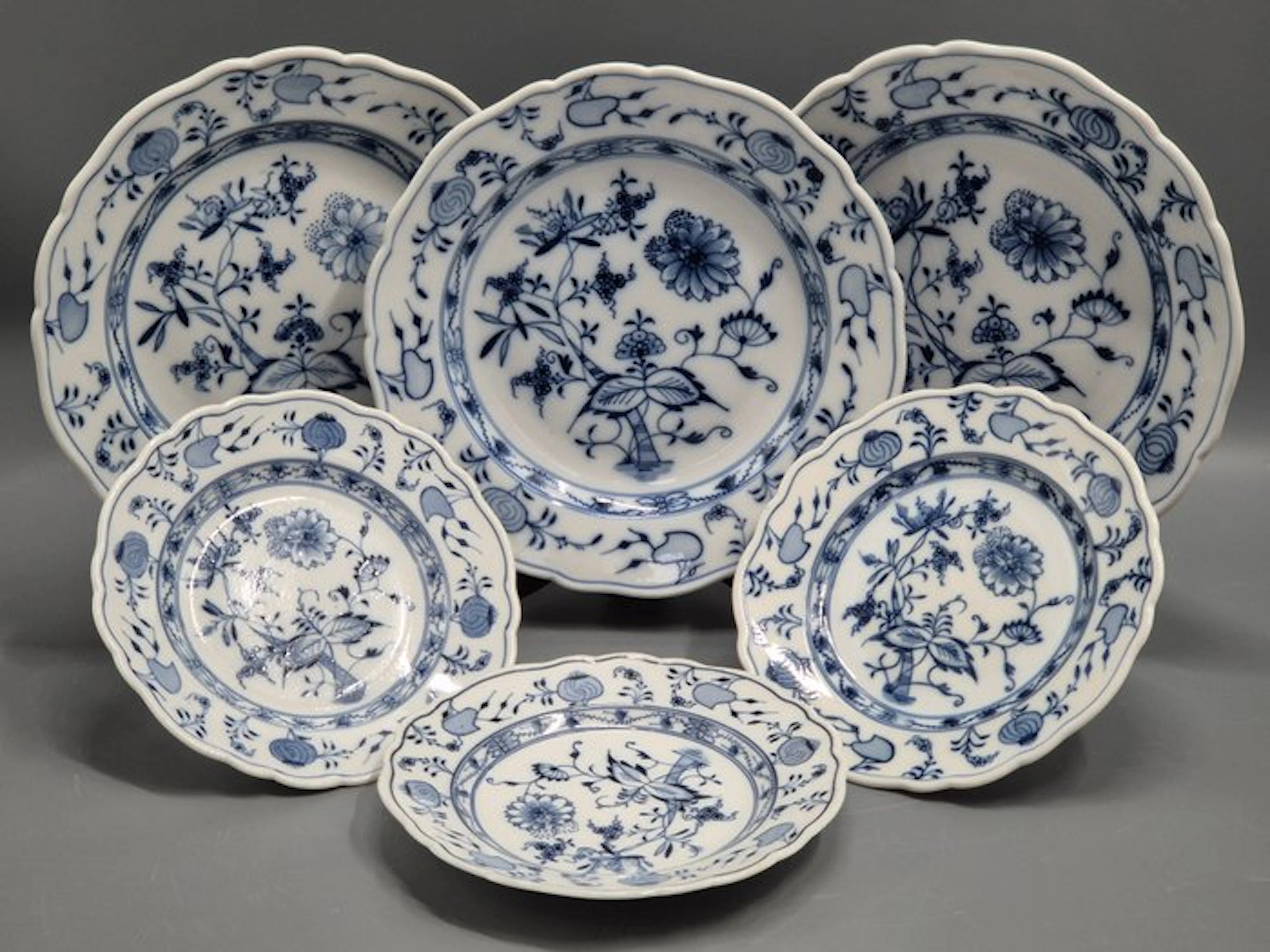 6-teiliges Porzellan Teller Set – Teichert Meissen...