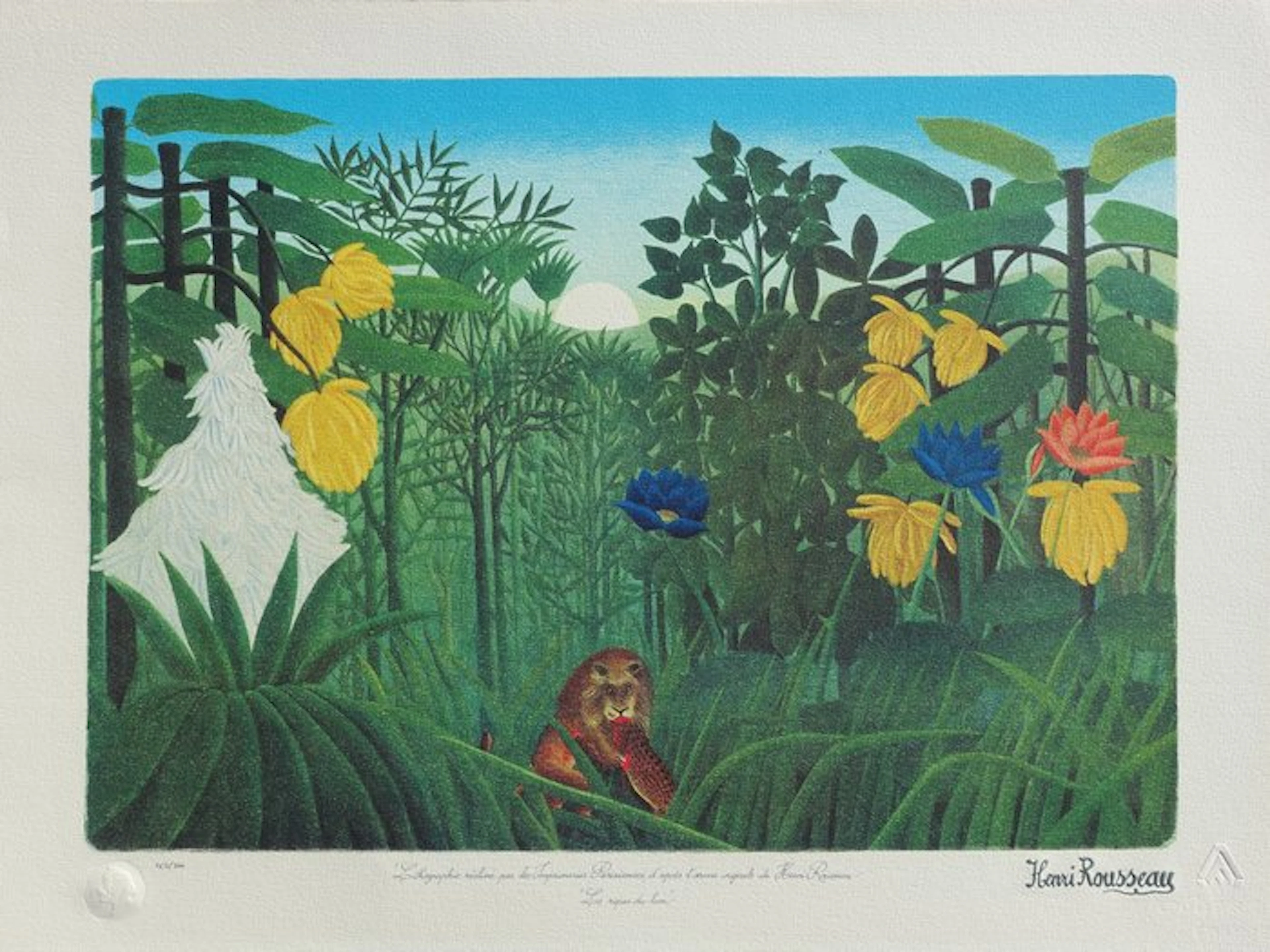 Henri Rousseau, dit Le Douanier Rousseau (1844-1910) - Le repas du Lion