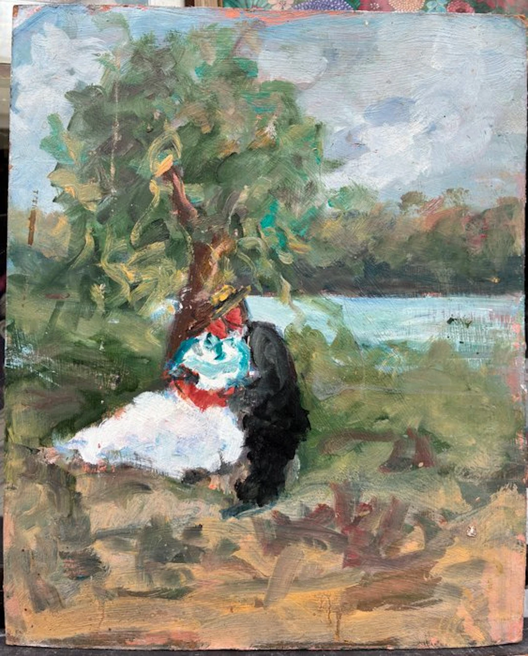 Luciano Faraoni (1928-2020) - Scène champêtre (vendu sans prix de réserve)