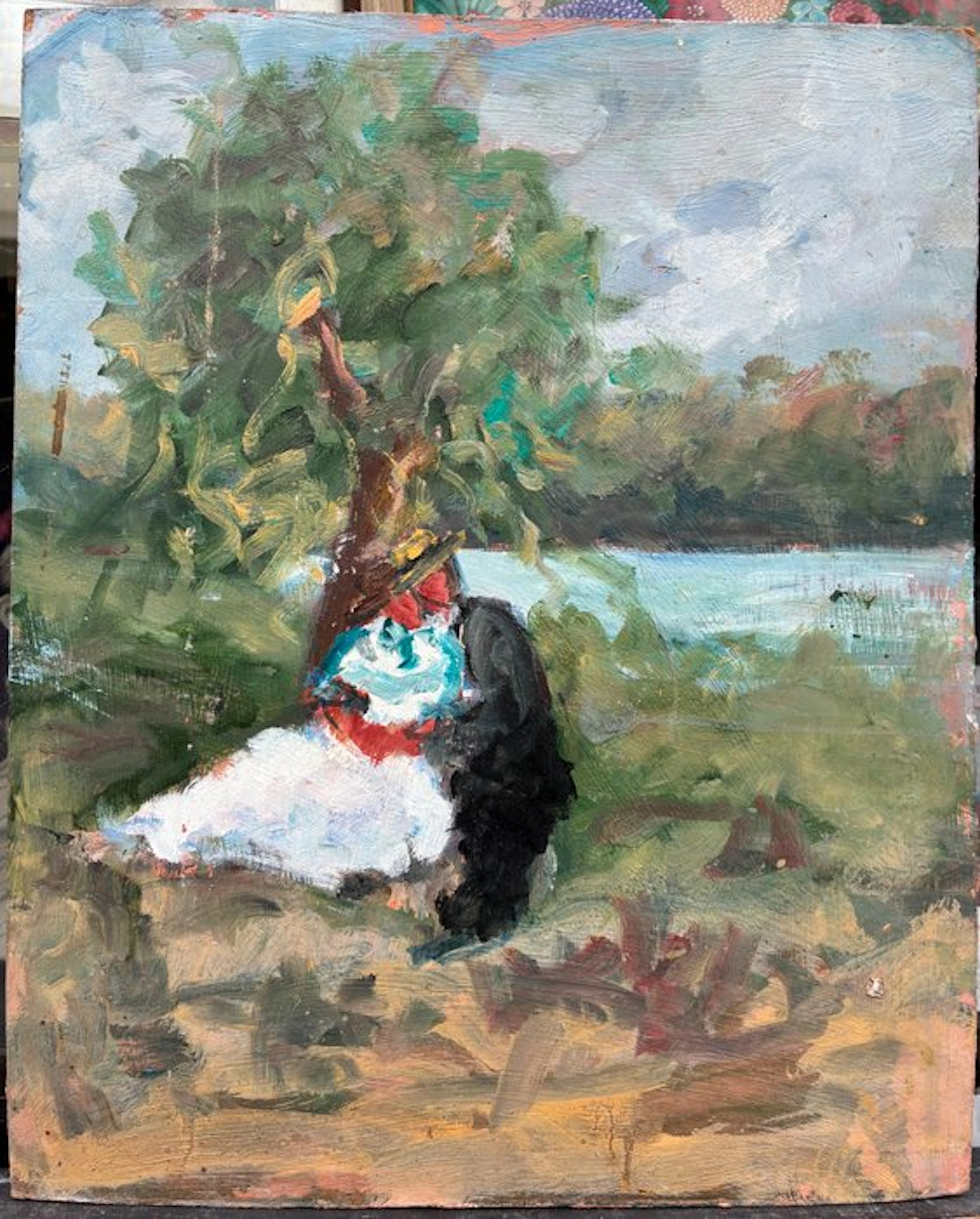 Luciano Faraoni (1928-2020) - Scène champêtre (vendu sans prix de réserve)