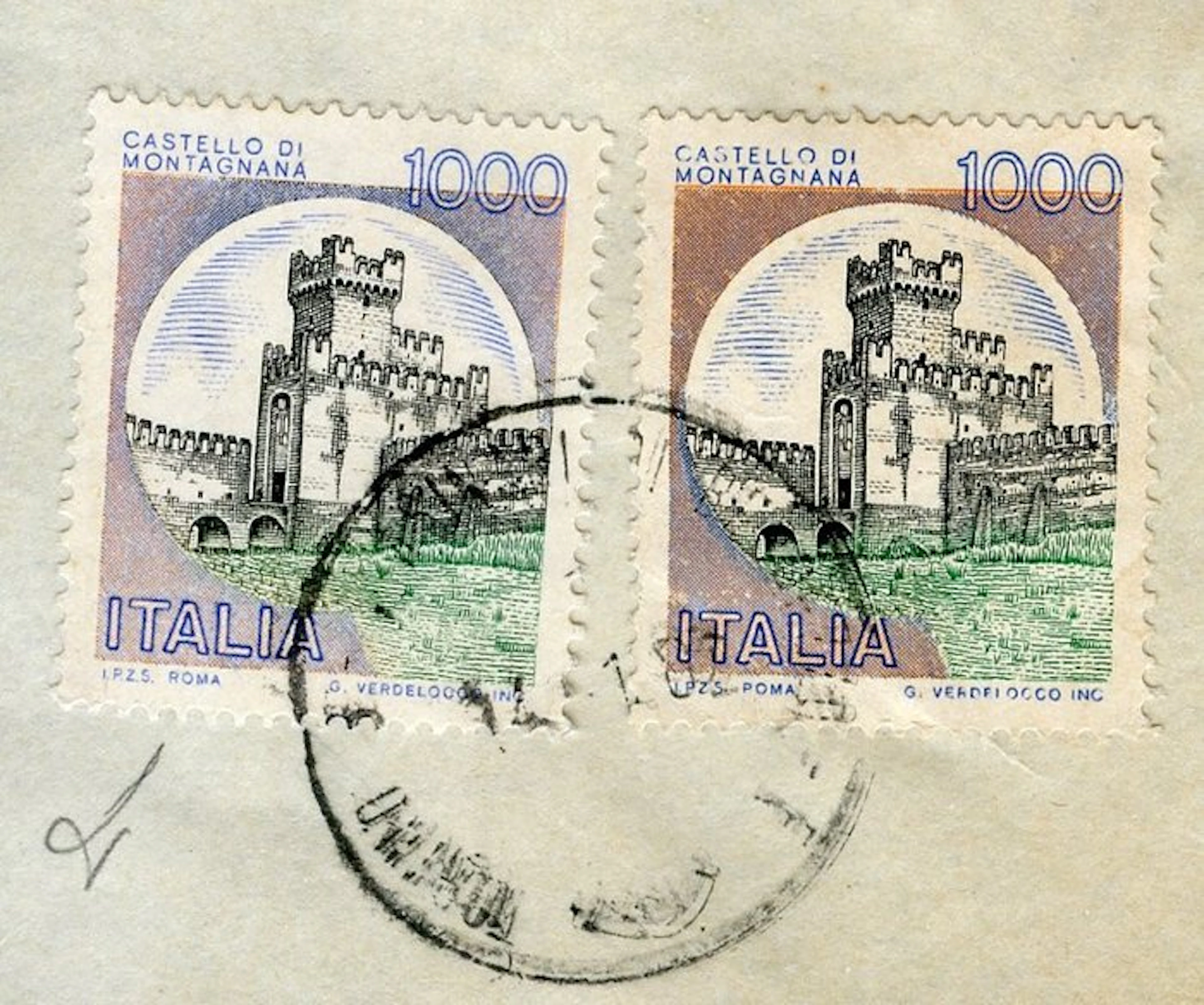 Italy 1980 - A nice lot of Castelli varieties and rarities