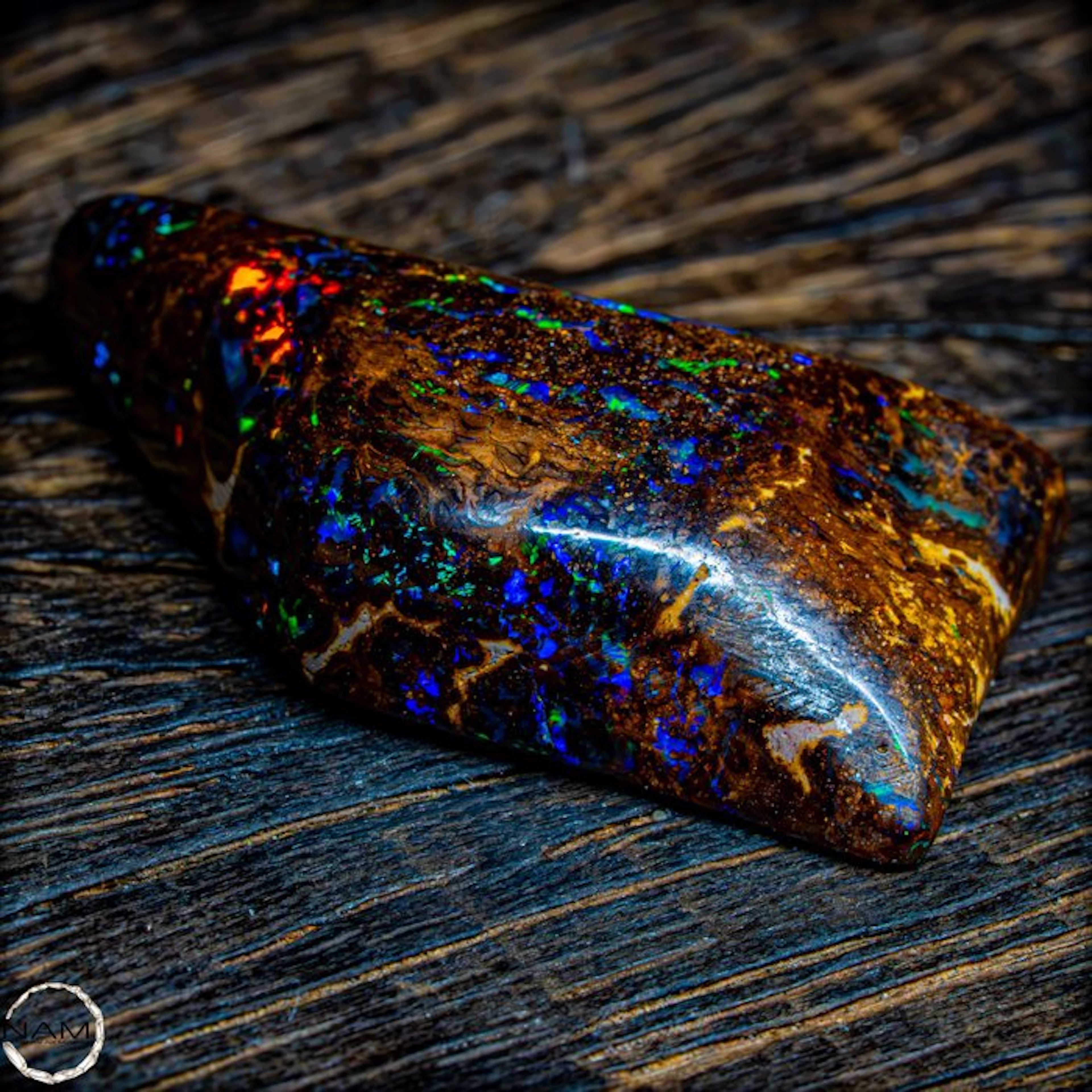 Australian Boulder Opal – Polished natural art with an...