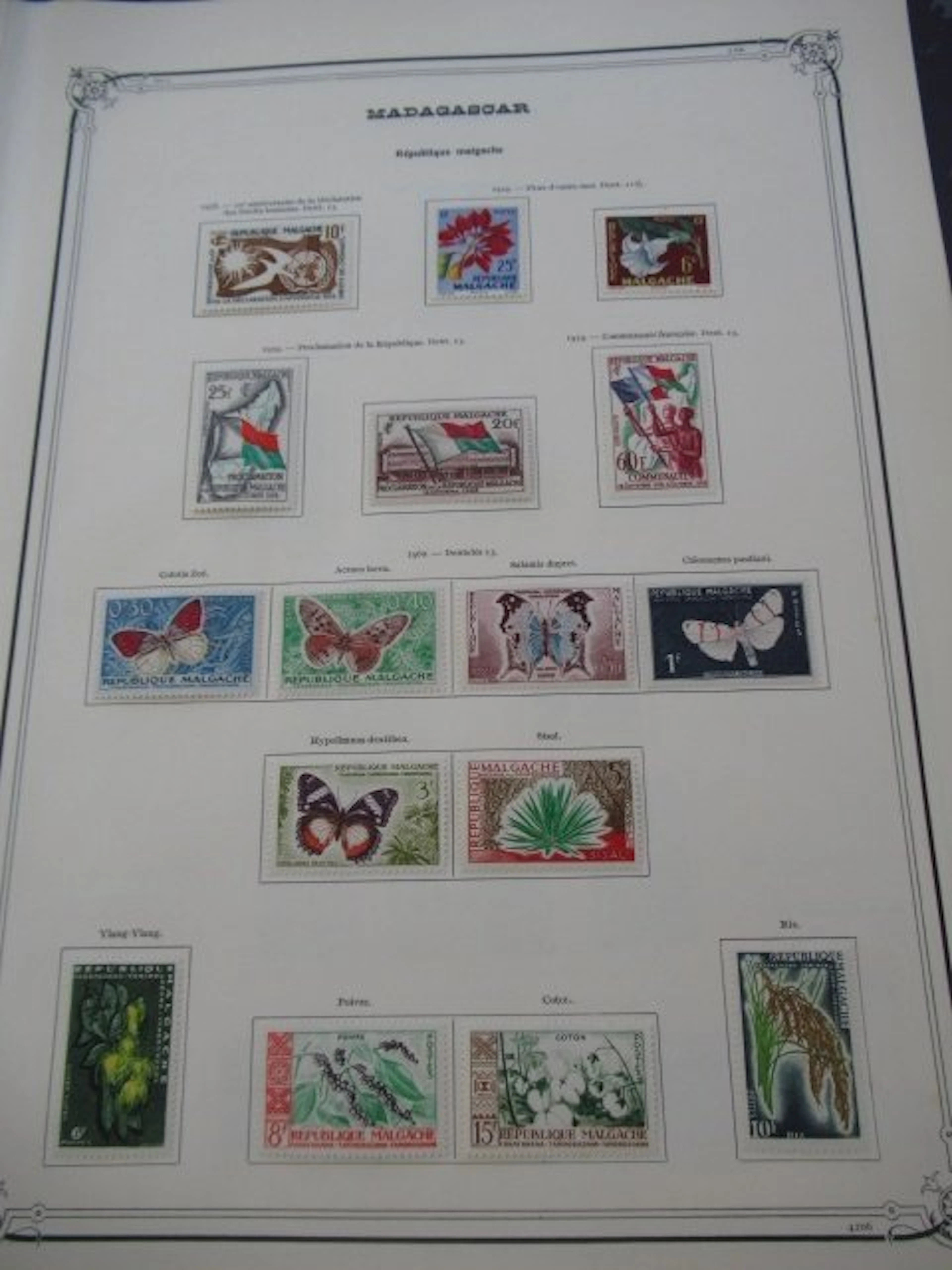 Madagascar - collection de timbres