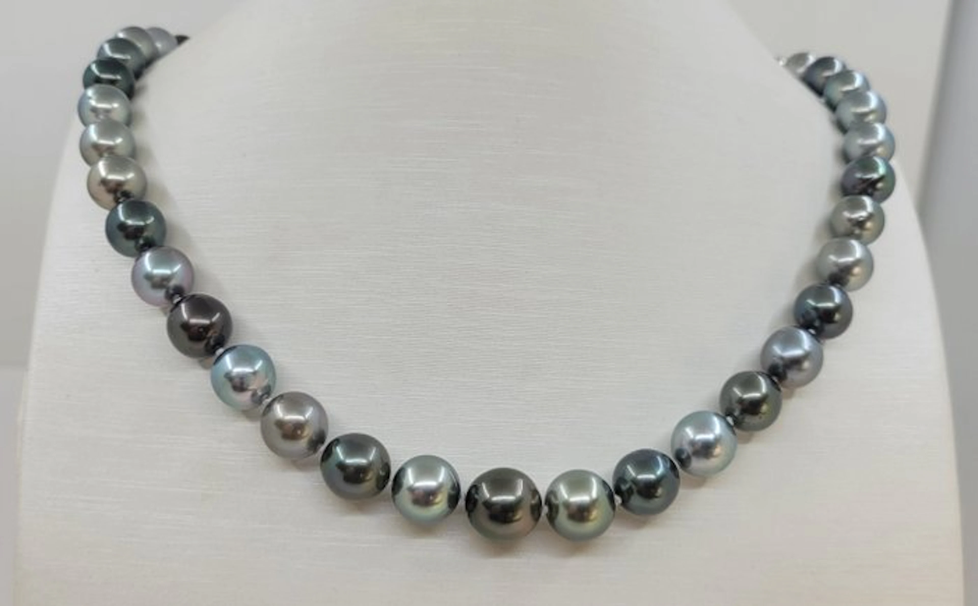 Necklace PSL Certified Multi Tahitian Pearls - 8.0x10.6mm
