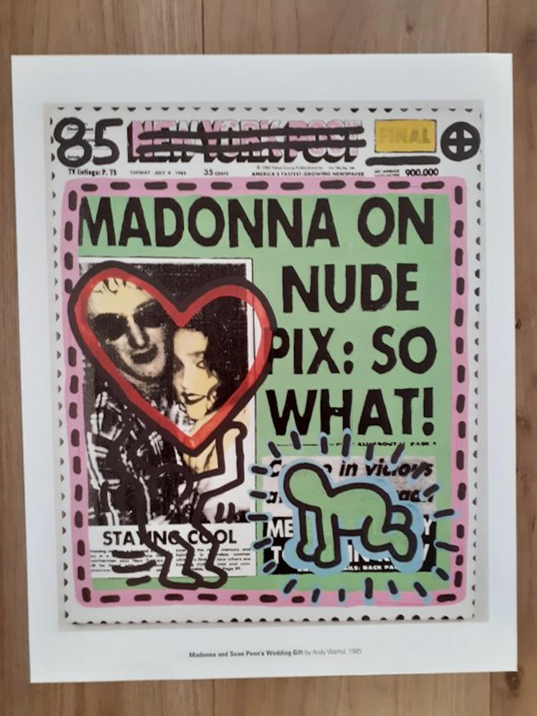 Andy Warhol - Madonna - Madonna and Sean Penn's Wedding Gift