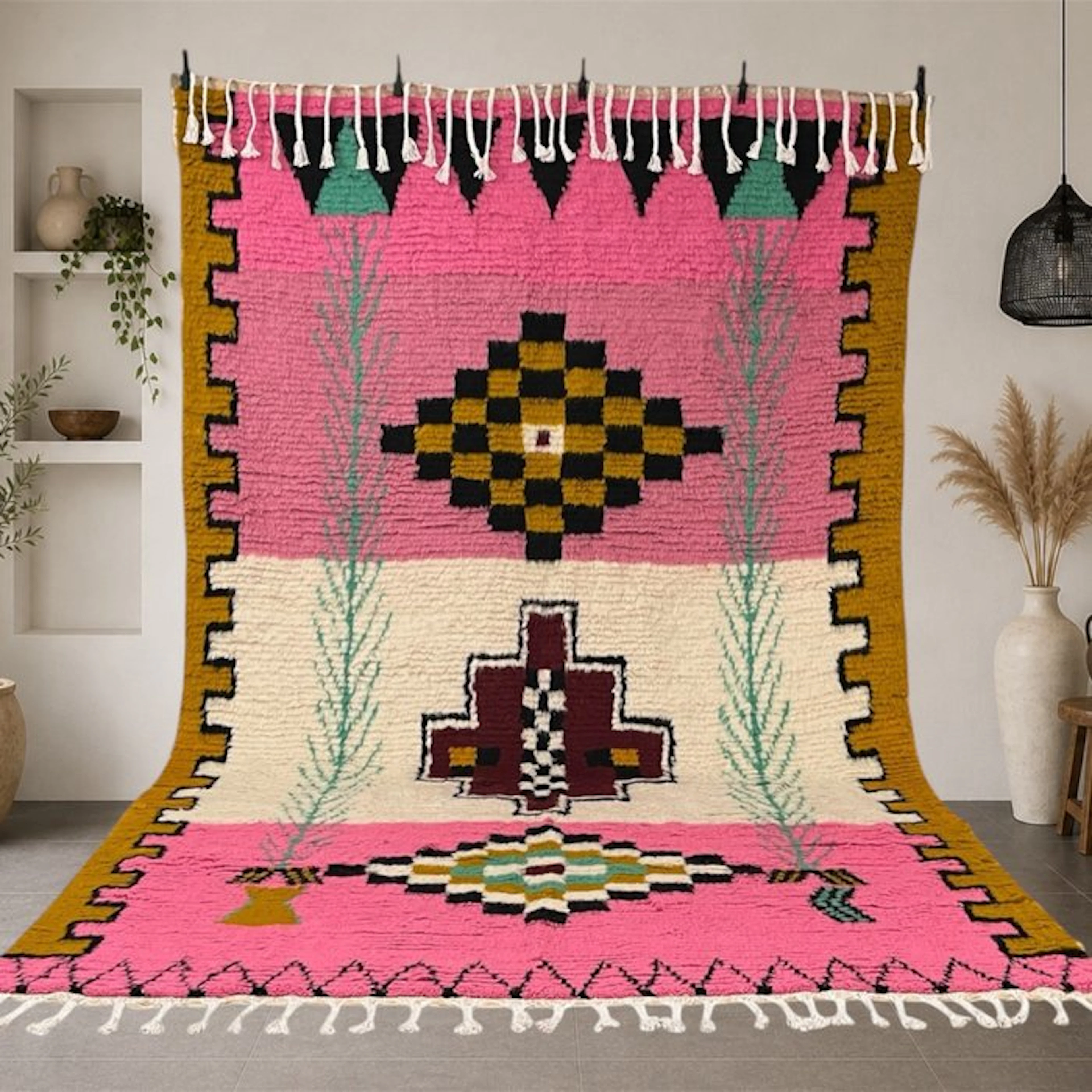 Berber, Authentic handmade Azilal rug – Artistic Berber...