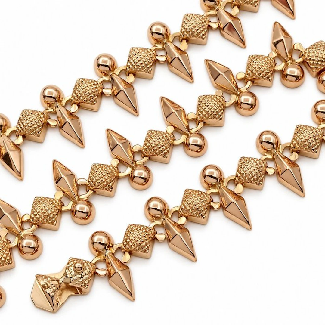 Necklace - 18 kt. Yellow gold - Made in Italy - Handmade