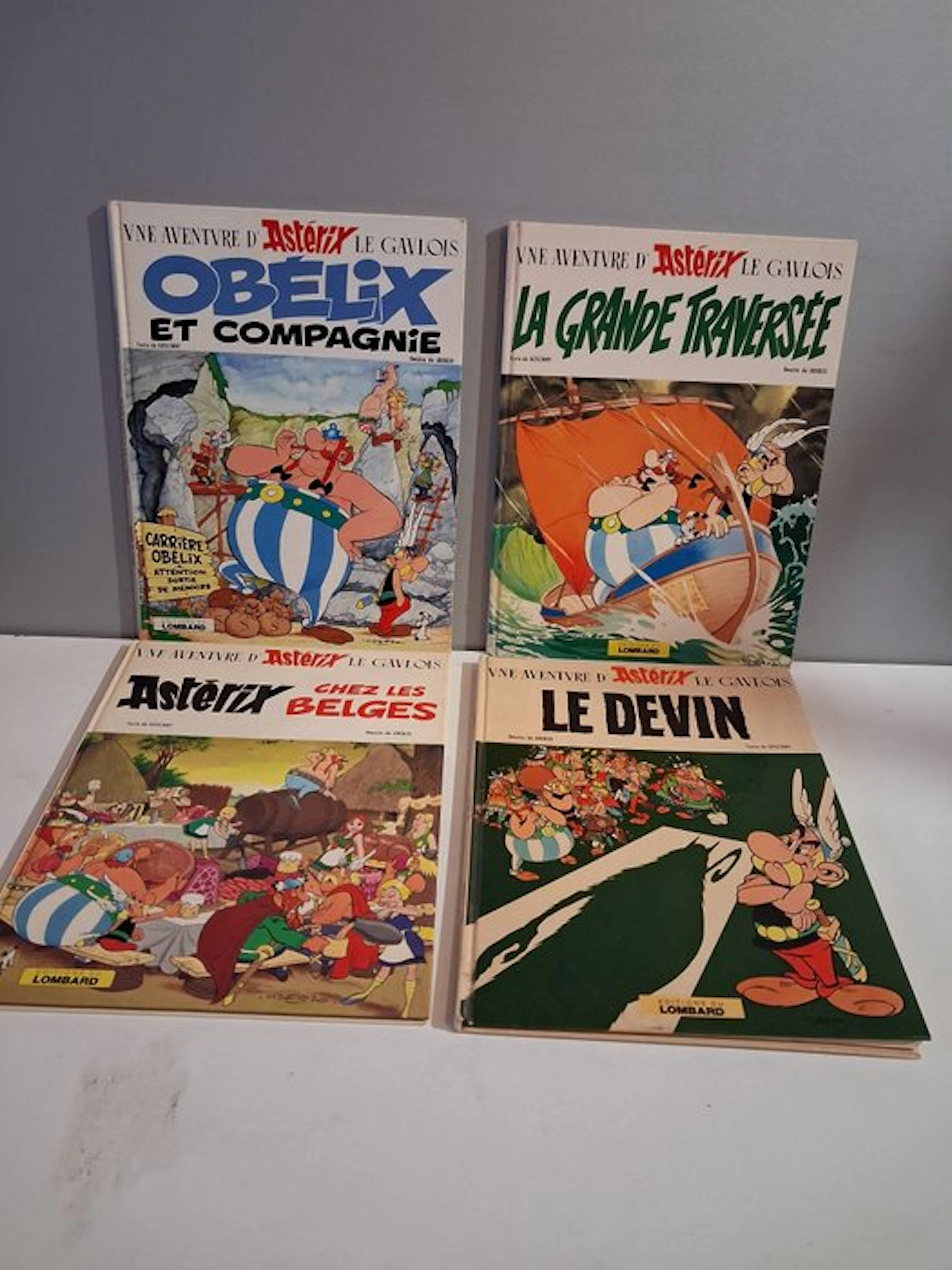 Asterix - 4x C - 4 Album - First edition - 1972/1979