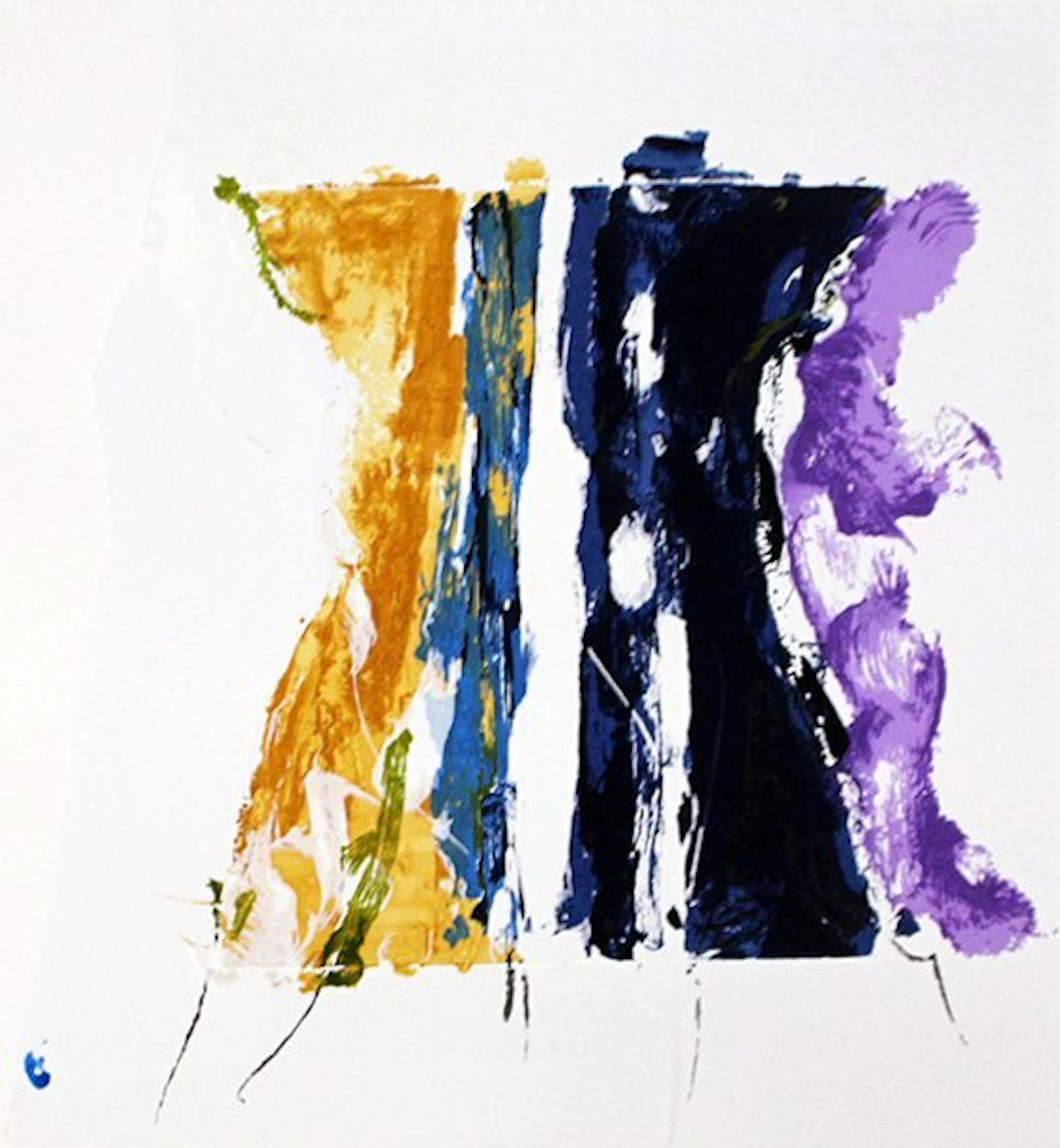 Mario Schifano (1934-1998) - Paesaggio Anemico con Viola