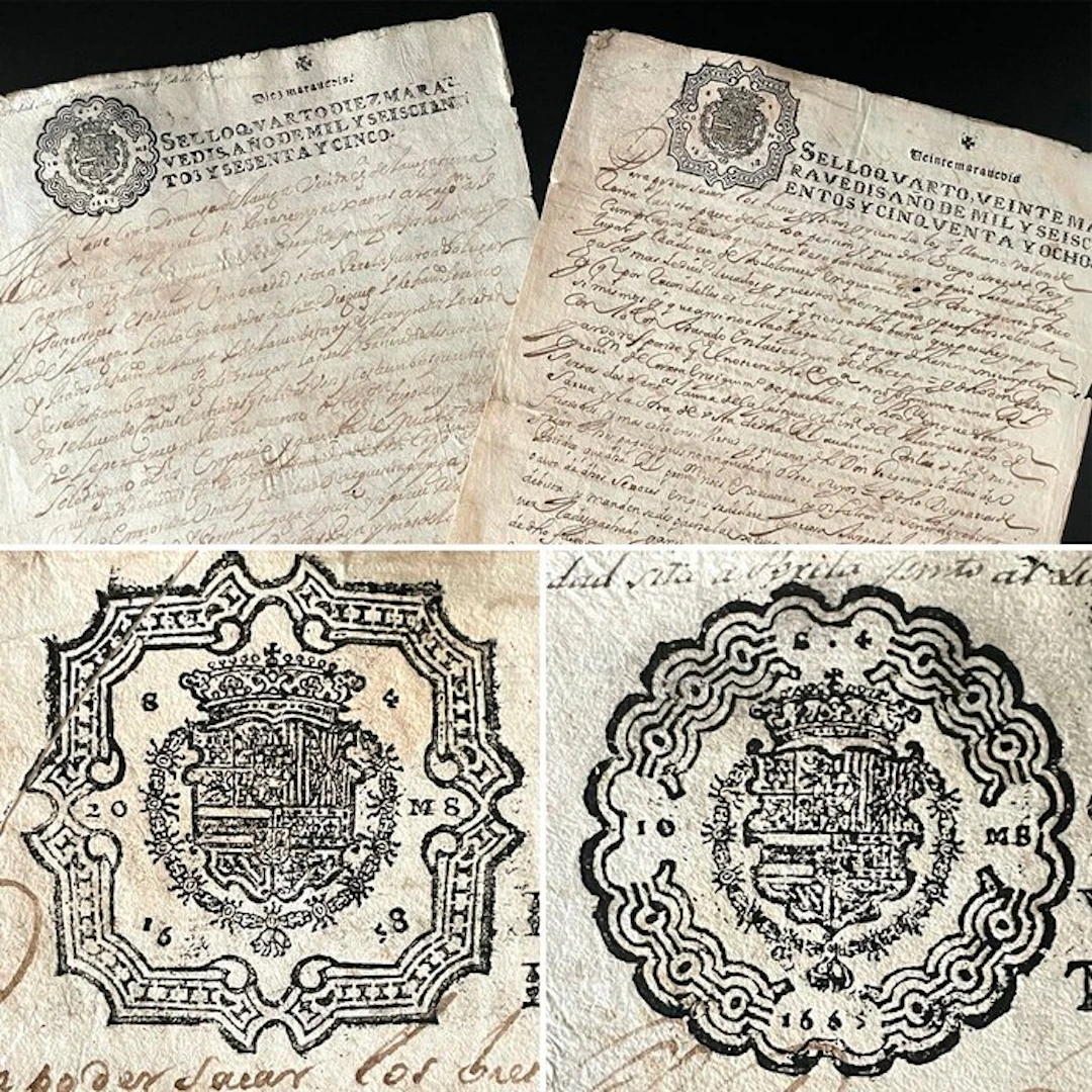 Manuscrito - Año 1658 y 1665