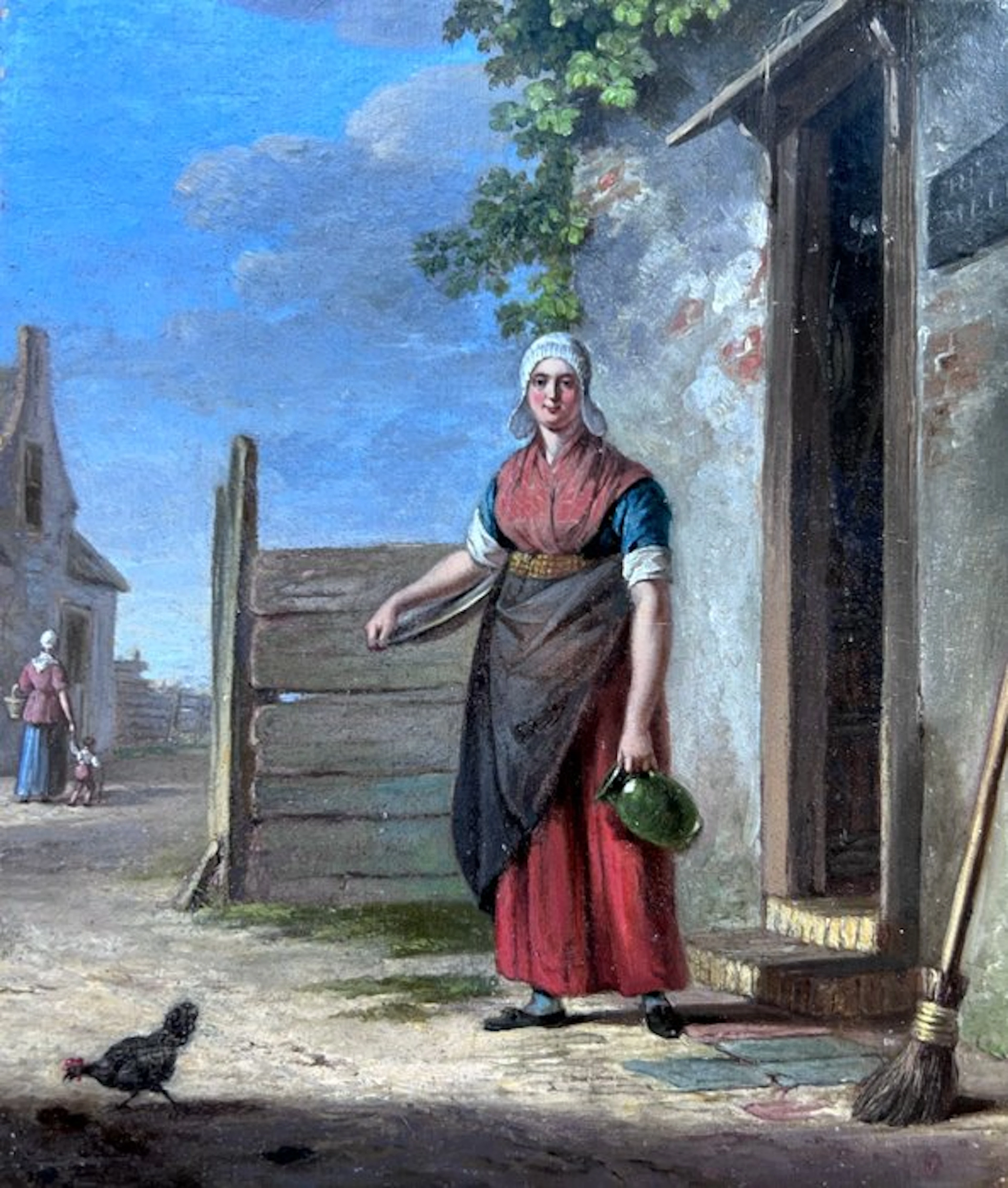 Jan Hendrik van de Laar (1807–1874), Circle of - Het melkmeisje