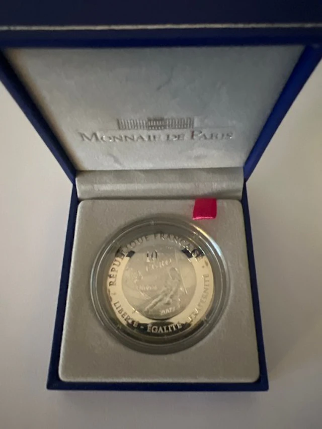 France. 1 1/2 Euro 2009 "Ski Alpin" Proof (No reserve price)