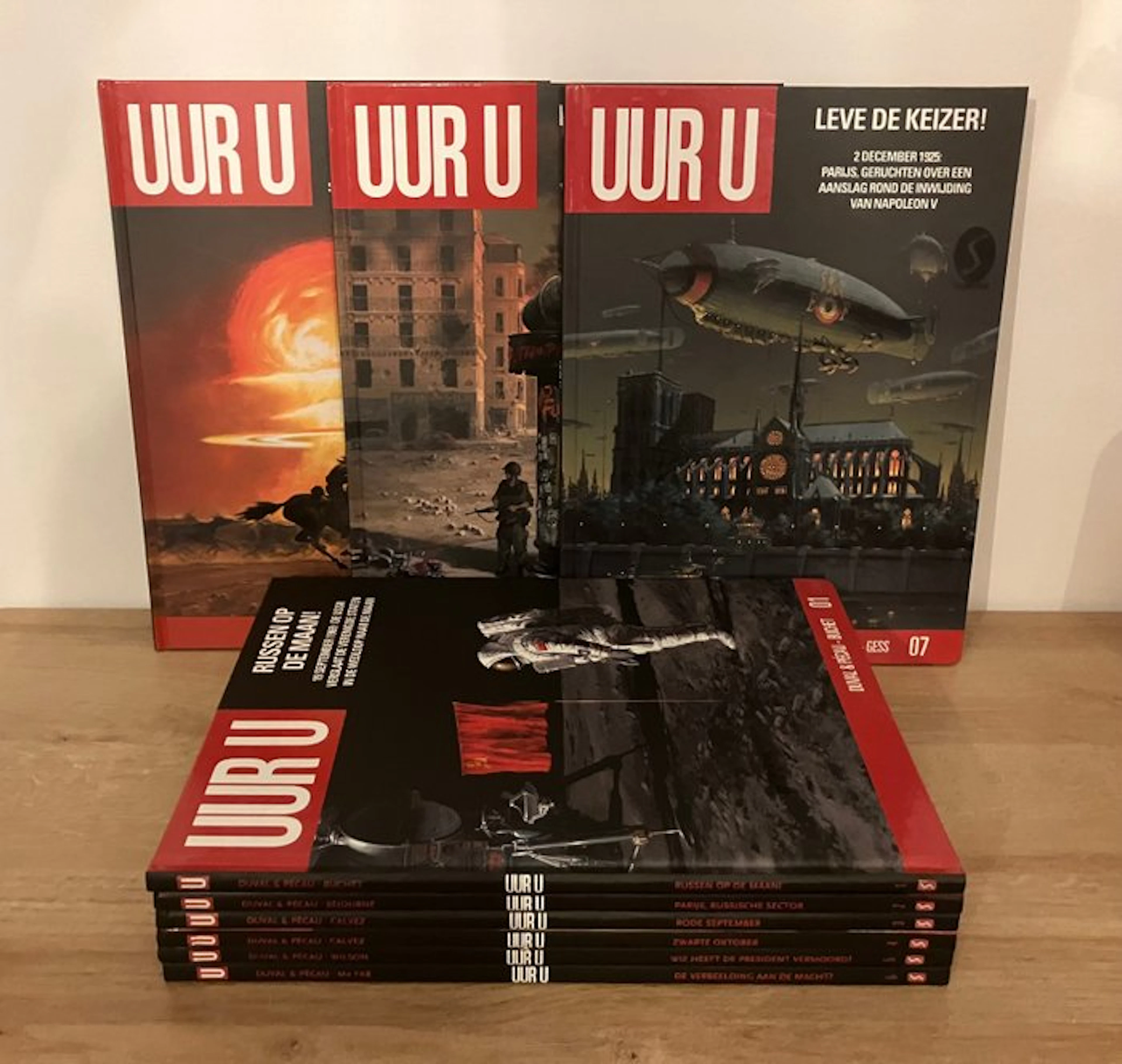 Uur U 1 t/m 9 - Opeenvolgende reeks HC - 9 Album - First edition - 2010/2017