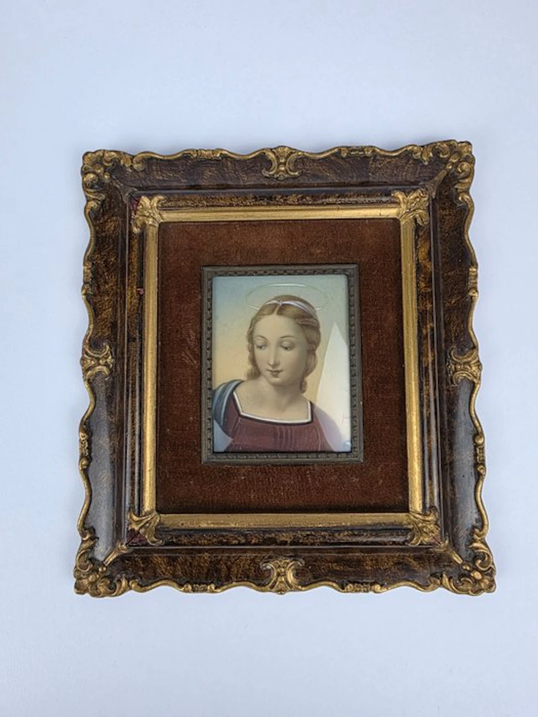 Italian school (XX) - Madonna del cardellino da Raffaello Sanzio - Miniatura